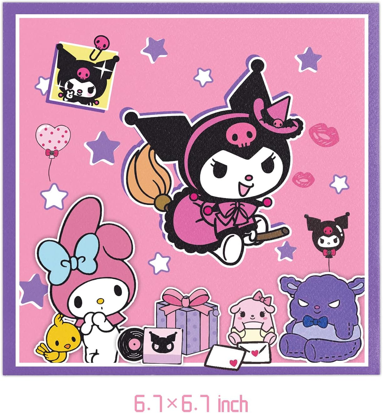 41Pack Kuromis Birthday Party Supplies Include 20 Plates, 20 Napkins 1 Tablecloth for the Kuromis Party Decoration image number 2