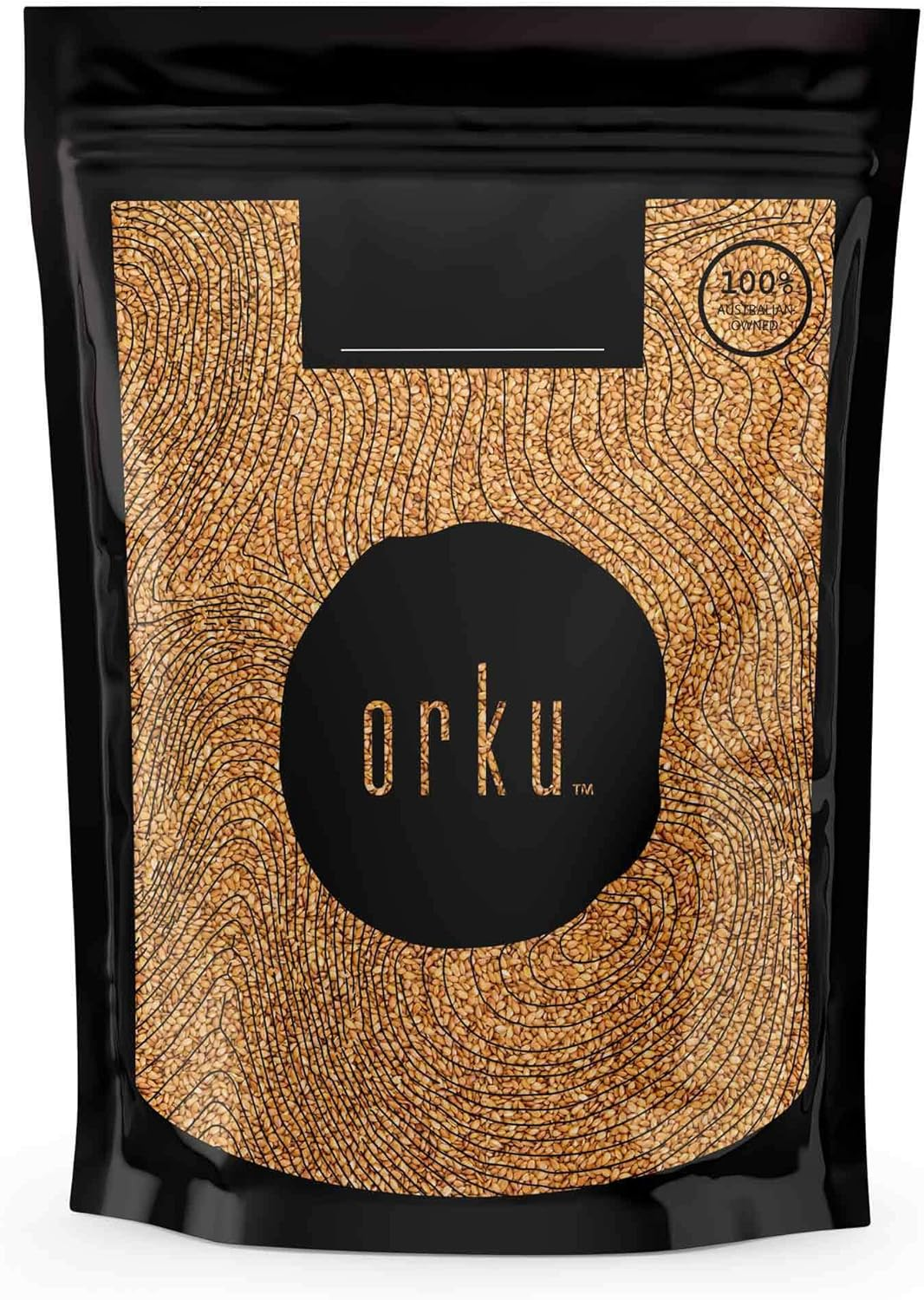 400G Organic Golden Linseed Flaxseed Whole Grain Flax Seed No GMO Omega3 6 Fibre