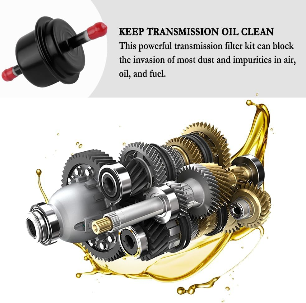 Automatic Transmission Filter Compatible with Honda Accord,Cr-V,Cr-Z,Civic,Acura ILX,MDX,RDX,RL,RLX Replacement Transmission Fluid Filter OEM#25430-PLR-003,044-0382, 25430PLR003, 0440382 image number 4