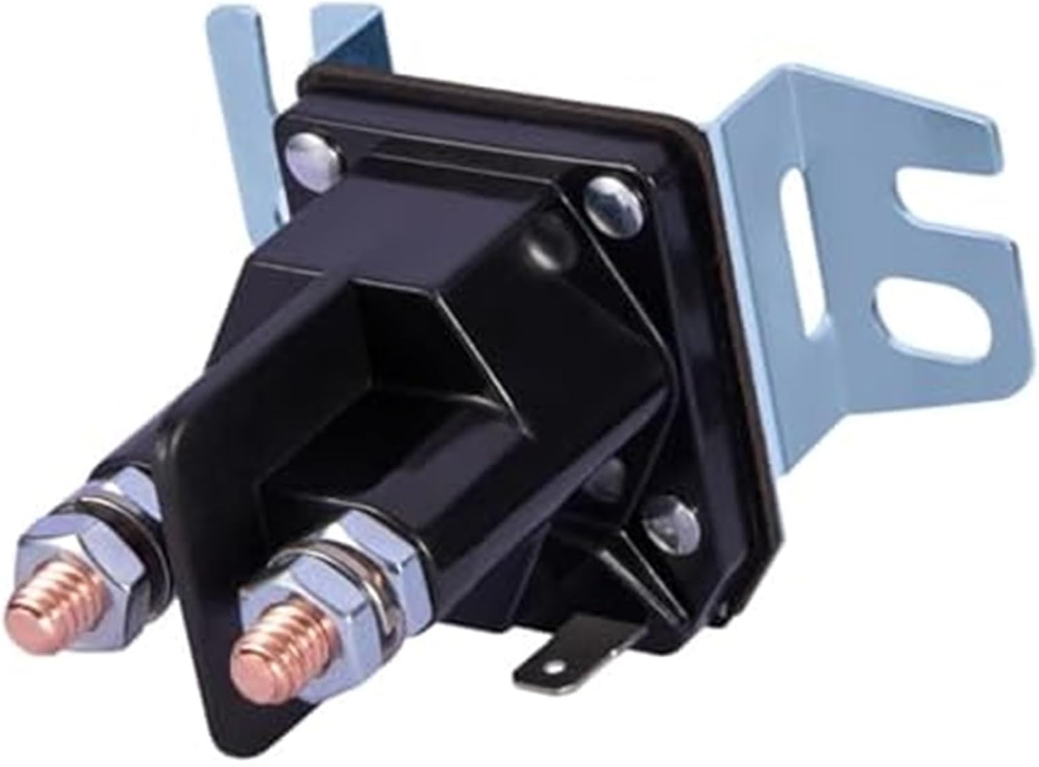 12 Volt Starter Solenoid 691656 790951 555375GS 812-1201-211-05 812-1201-211-06 Compatible Wtih, for And, Trombetta, for Troy-Bilt, for MTD, Lawn Mower Lawn Mower Starter Relay(Black 812-1201 image number 6