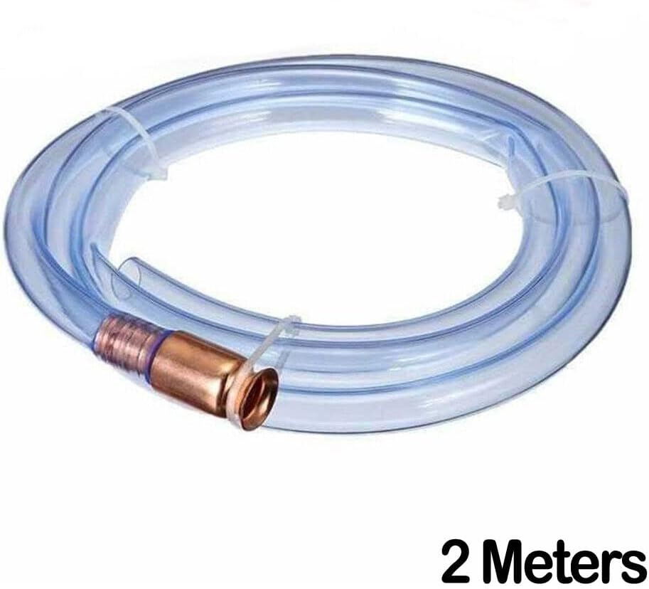 2X 2M SELF Priming Copper Siphon Syphon JIGGLER Hose for Fuel Oil Water image number 6