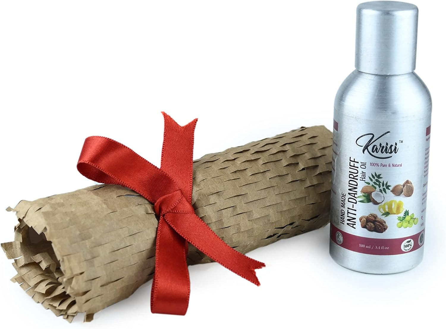 Handmade Anti-Dandruff Hair Oil - Enhanced with Neem, Lemon, Amla, Tea Tree Oil, Dandruff Hair Oil for Men & Women, 100 ML image number 5