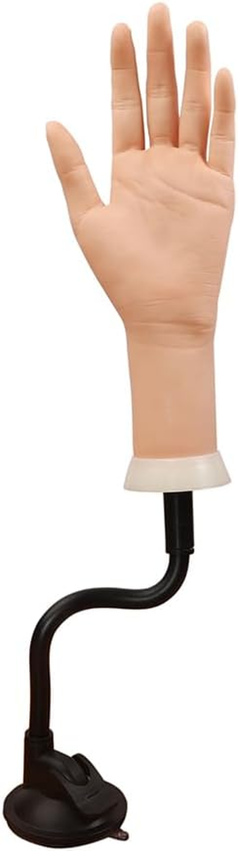 Left Practice Hand for Acrylic Nails with Holder, Mannequin Hand for Nails Practice, Flexible Bendable Fake Hand Manicure Nail Practice Hand image number 4