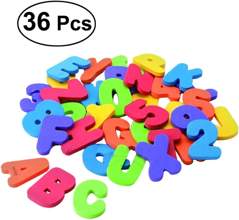 ERINGOGO 72 Pcs Bath Letters Toys Early Learning Bath Toy Water S Alphabet S Foam Floating Educational S image number 3