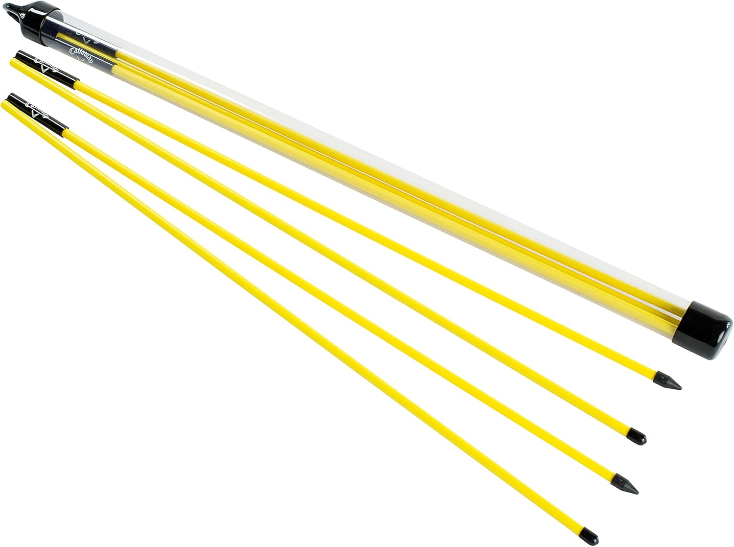 Callaway Alignment Sticks - 48" Folding Rods - Yellow - Ambidextrous - Adult Golfers