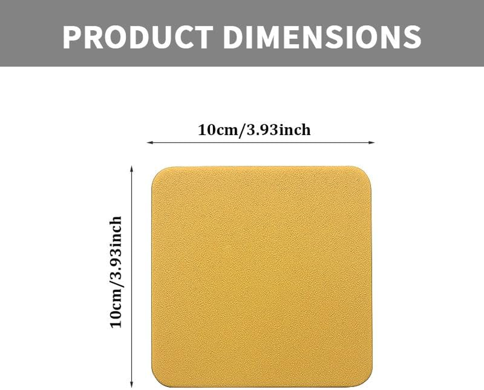 6 PCS Double Color Cup Coasters (Light Deep Grey) - Pink Grey image number 7