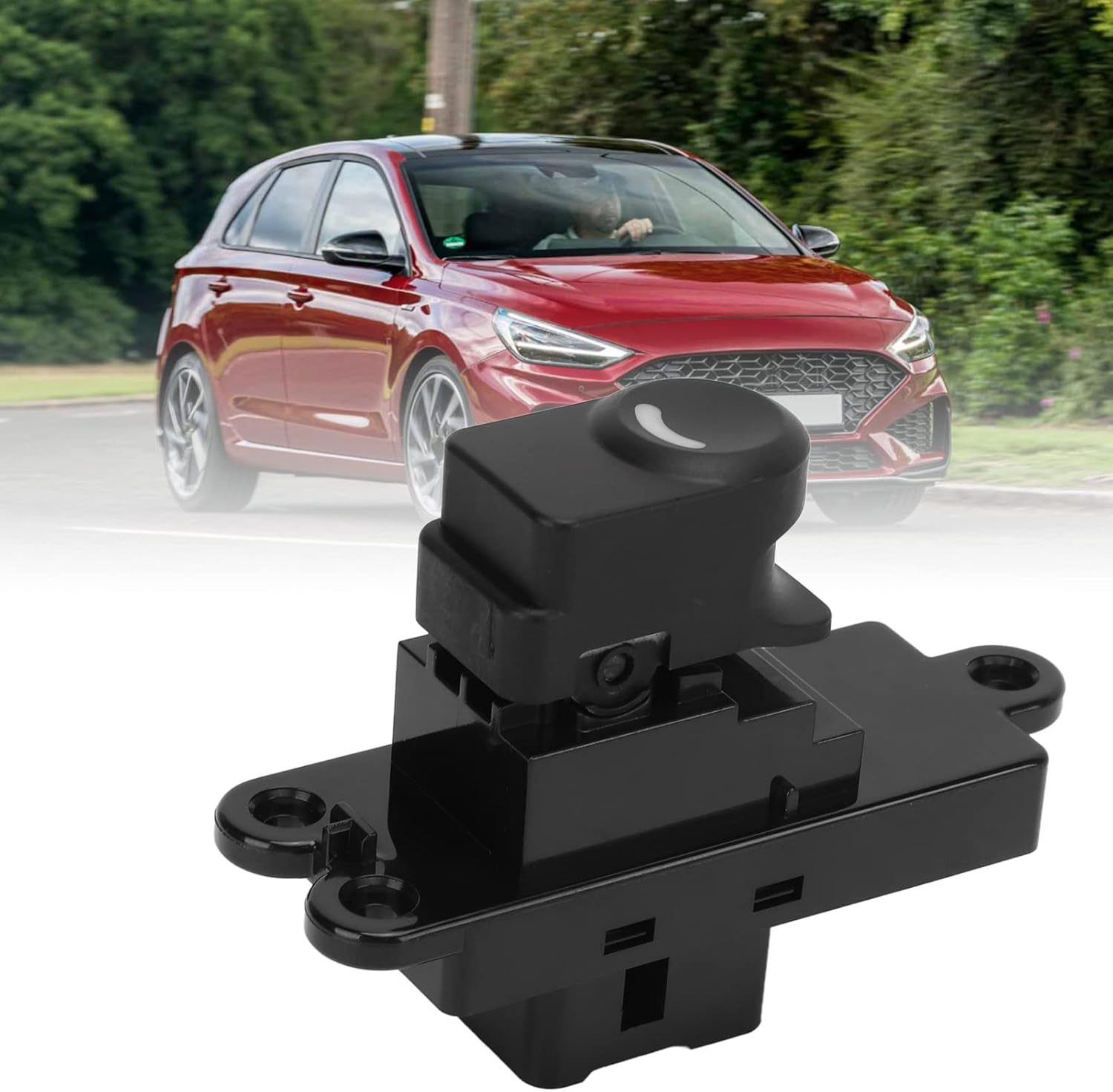 Rear Door Window Switch Black Single Window Switch Button Replacement for I30 FD 2007-2012 for Car image number 1