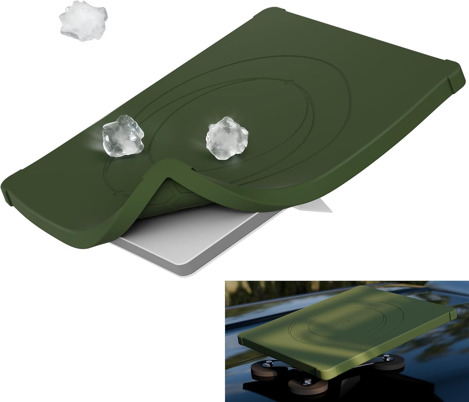 Starlink Mini Case Cover, Silicone Protector with Hook to Hang Starlink Mini on the Backpack for Non-Stop Signal Black