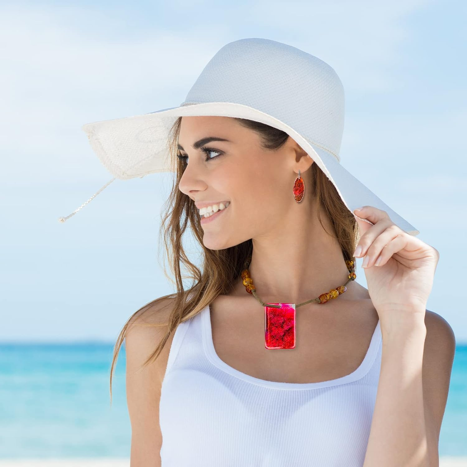 BABORUI Resin Molds Jewelry, 38 Cavities Pendant Silicone Molds for Epoxy with 40Pcs Jump Rings, DIY Resin Casting for Pendant, Earrings, Necklace, Keychains