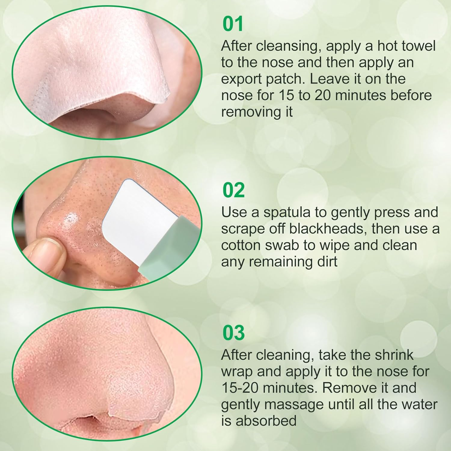 ANCIRS Blackhead Remover Tools, Silicone Face Scraper, Mild Safe Skin Spatula, Deep Clean Face Scraper, Nose Blackhead Remover for Men and Women (1Pcs) image number 5