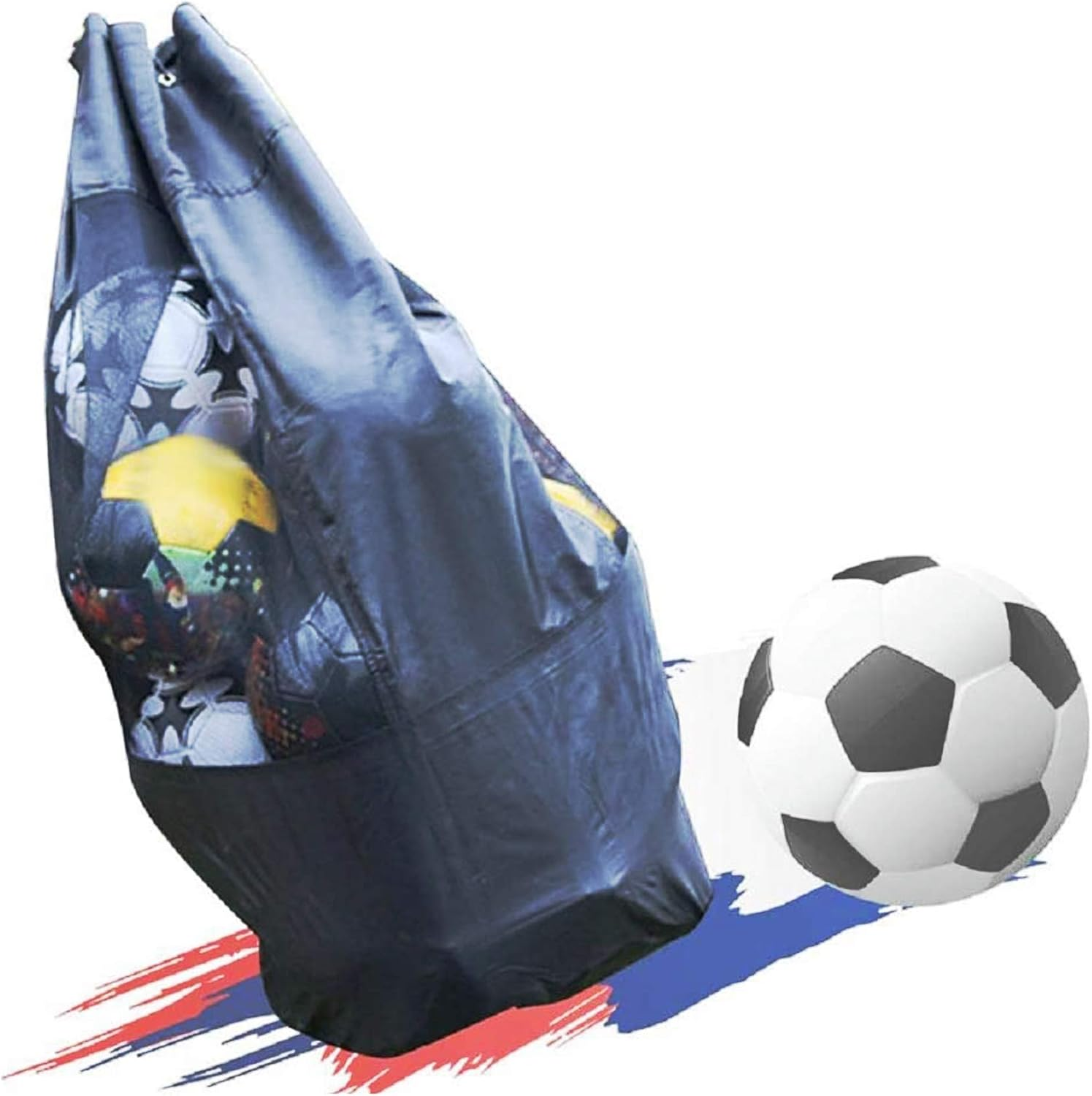 Extra Large Ball Bag Heavy Duty Mesh Soccer Ball Bag,Heavy Duty Drawstring Bags Hold Equipment for Basketball, Volleyball, Baseball,Football,Sports