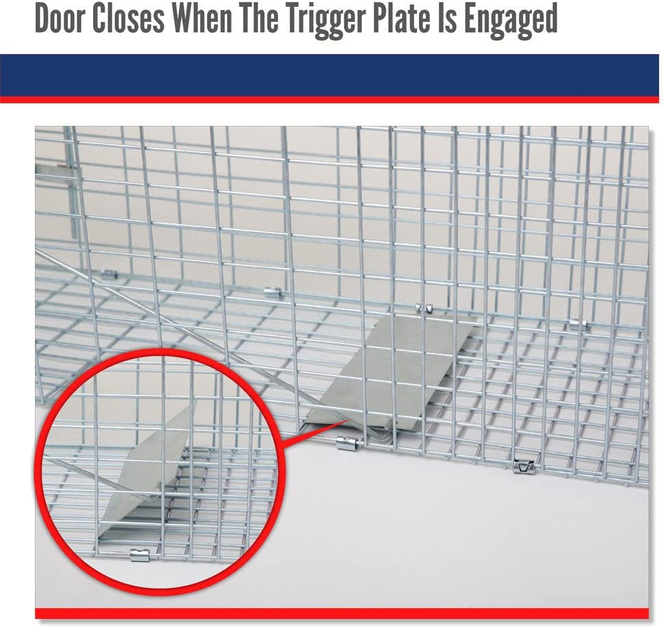 Extra Large Humane Animal Cage Trap Live Catch Possum Rabbit Cat Rat Fox Koala