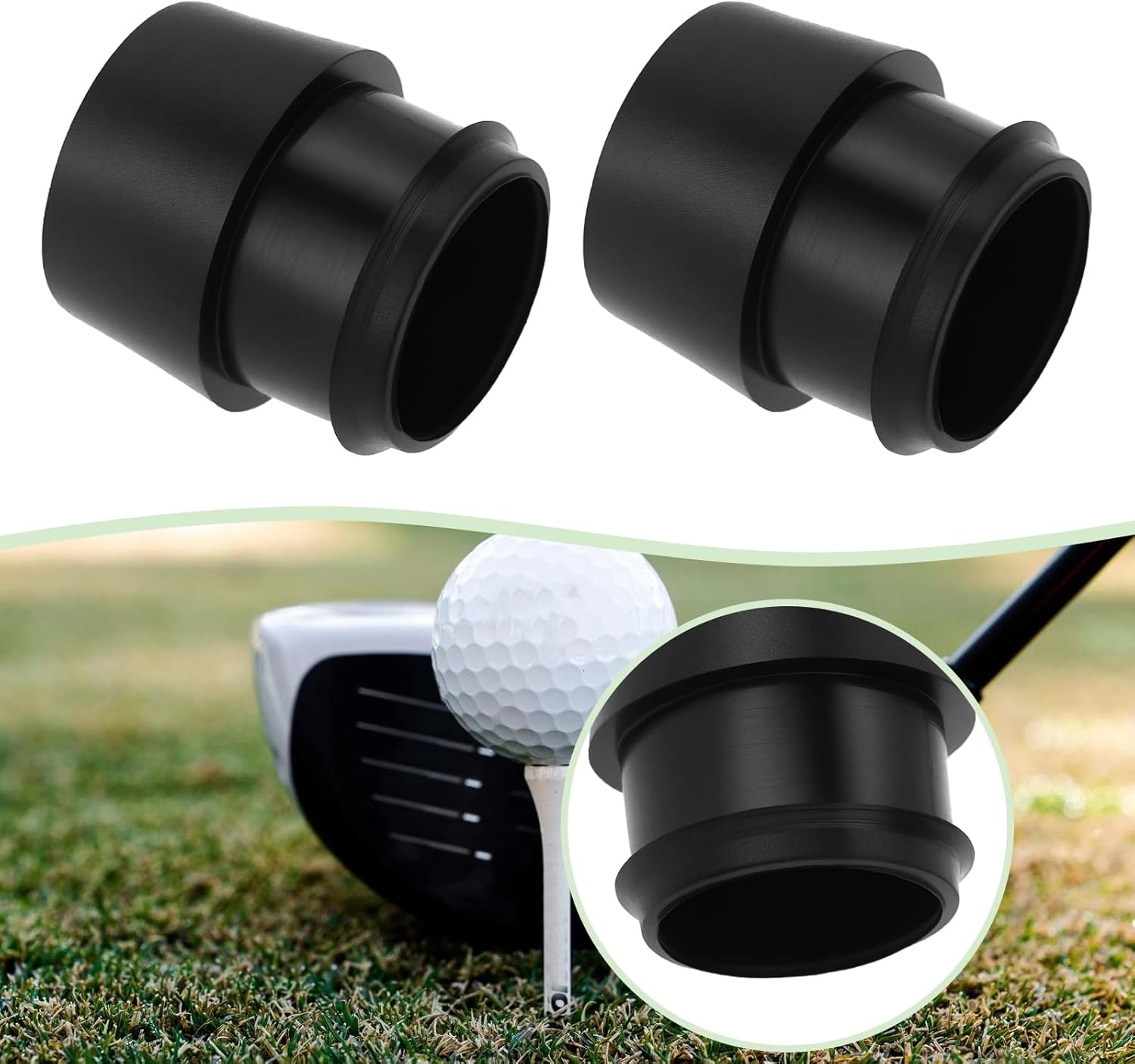 SING F LTD 10Pcs Golf Shaft Ferrules for Irons Shaft Sleeve Adapter Compatible with Ping G410 400 G425 G30 G425 G430 image number 2