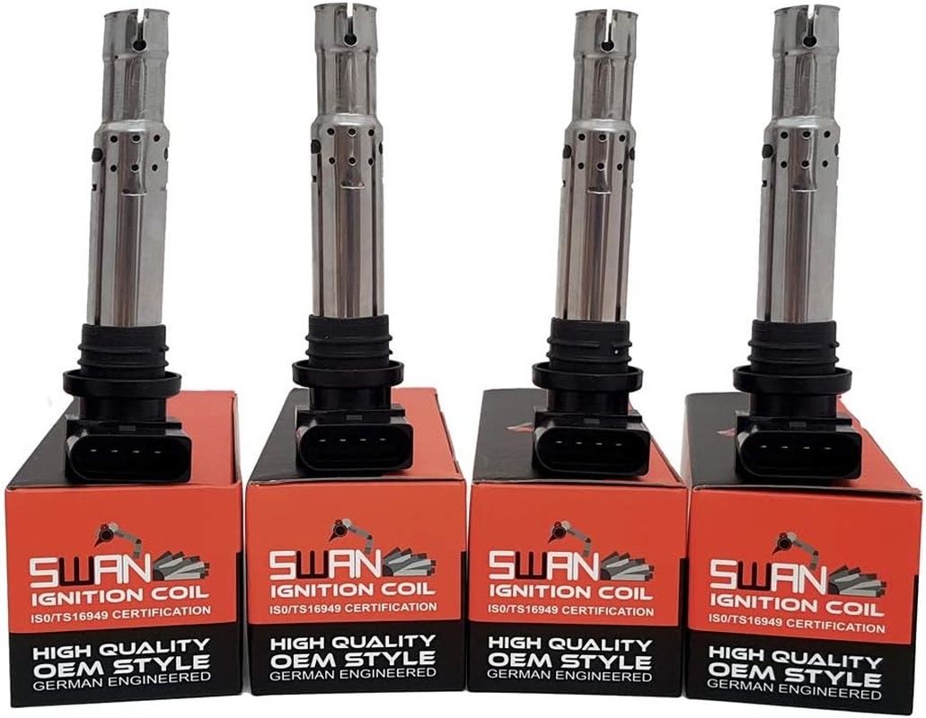 Set of SWAN Ignition Coils & NGK Spark Plugs for Audi A3 (1.4L Turbo) image number 6