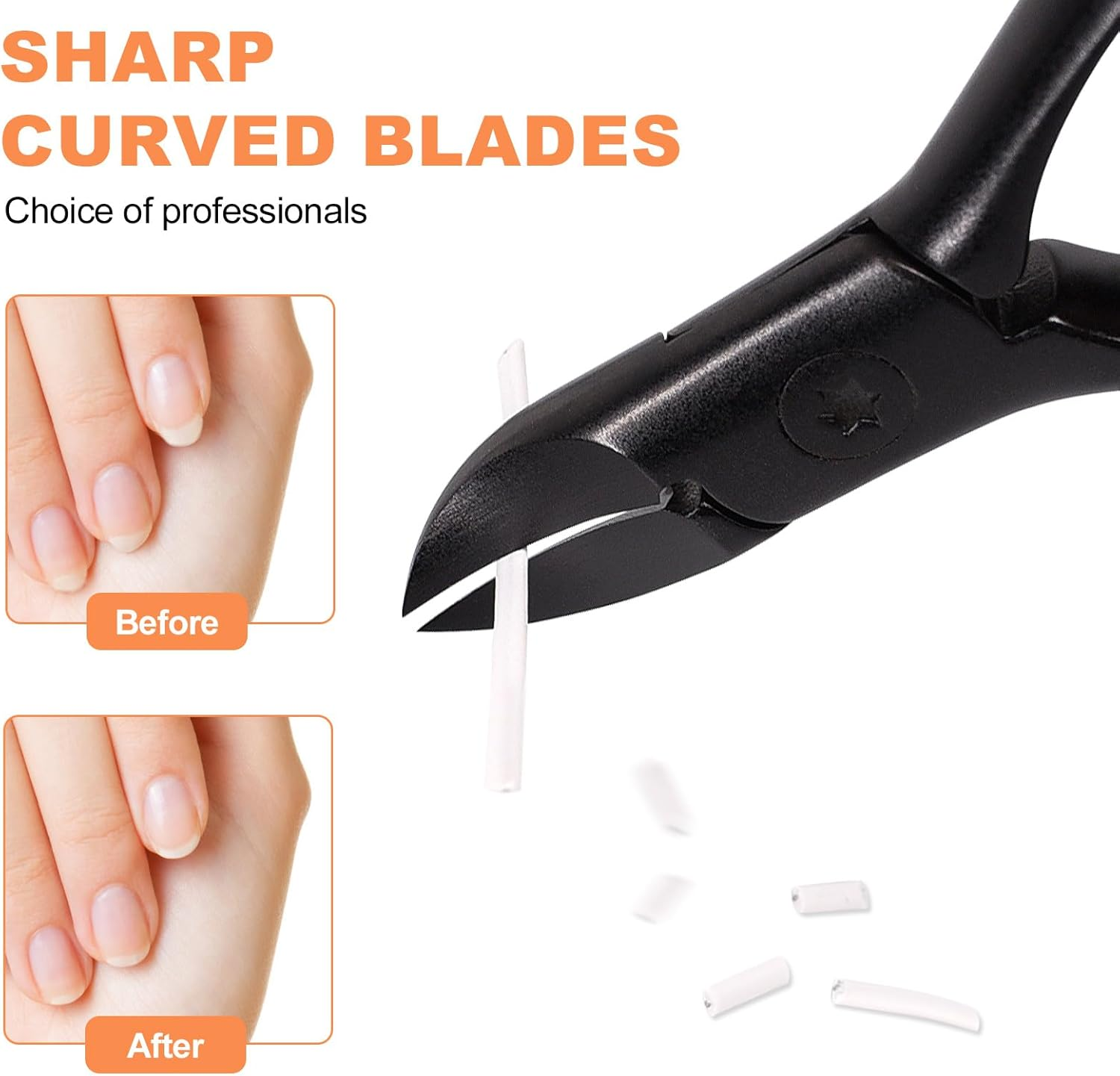 THRAU Toe Nail Clipper for Ingrown or Thick Toenails, Nail Cutter Podiatrist Toenail Trimmer for Manicure, Pedicure image number 5