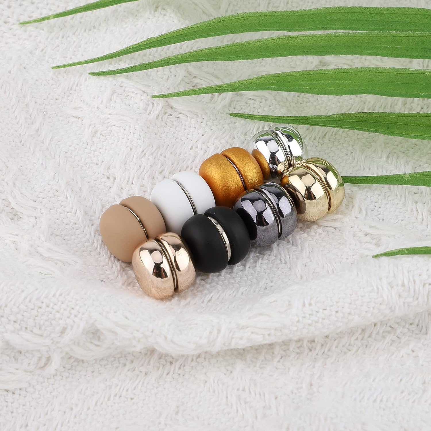 8PCS Multi-Purpose Magnetic Hijab Pins - Strong Pinless Scarf Clasp and Brooch for Women'S Hijabs, Scarves, and Clothes image number 1