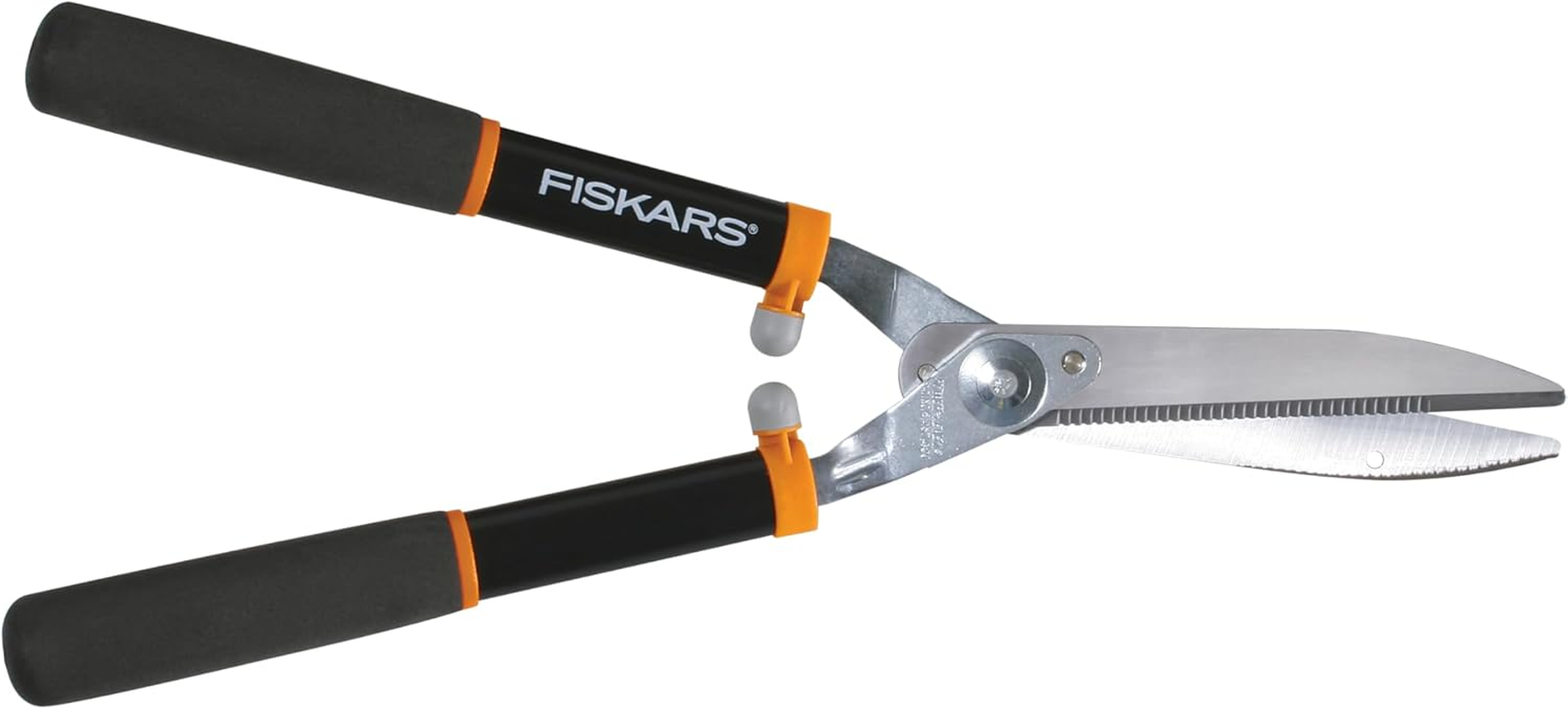 Fiskars 391911-1002 Power Lever 8-Inch Hedge Shears Black/Orange image number 1