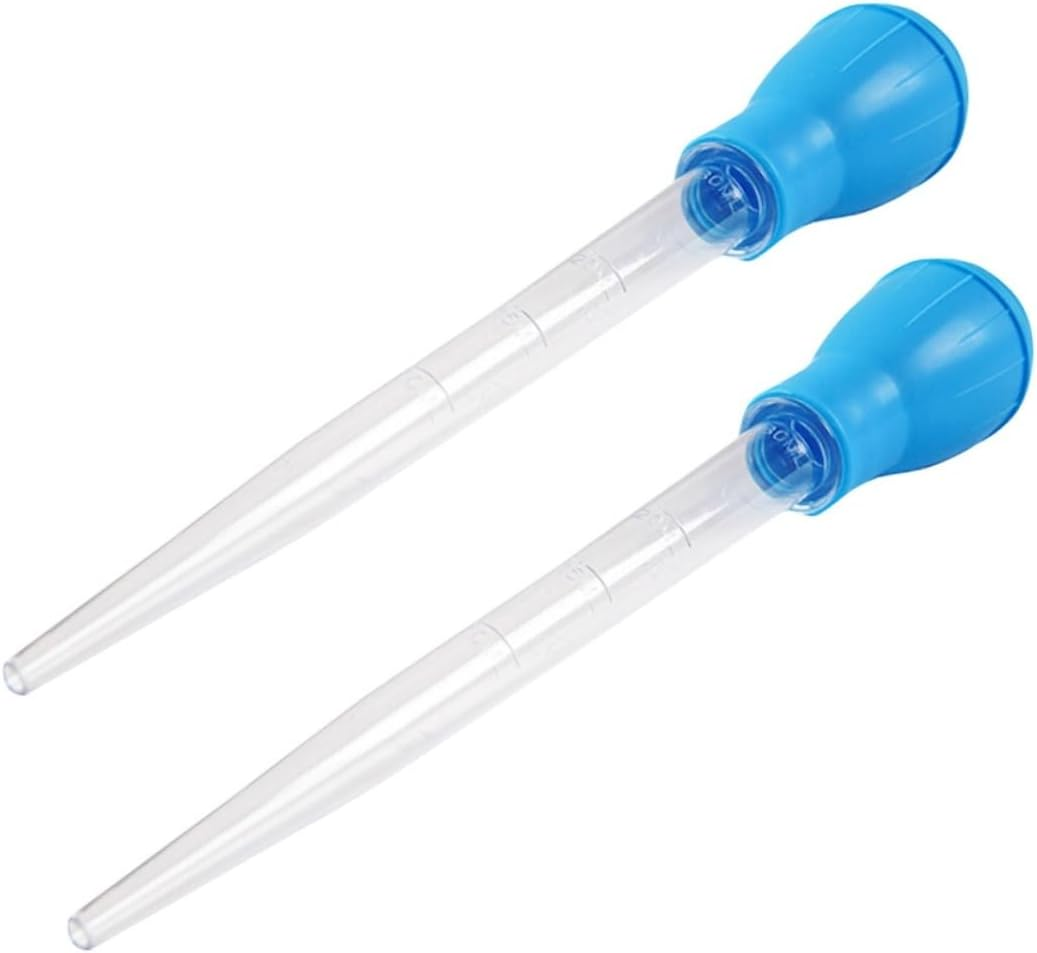 SUPVOX Aquarium Accessories 2Pcs Fish Tank Cleaner Pipette Dropper 50Ml for Waste Removal Feeding and Cleaning image number 2