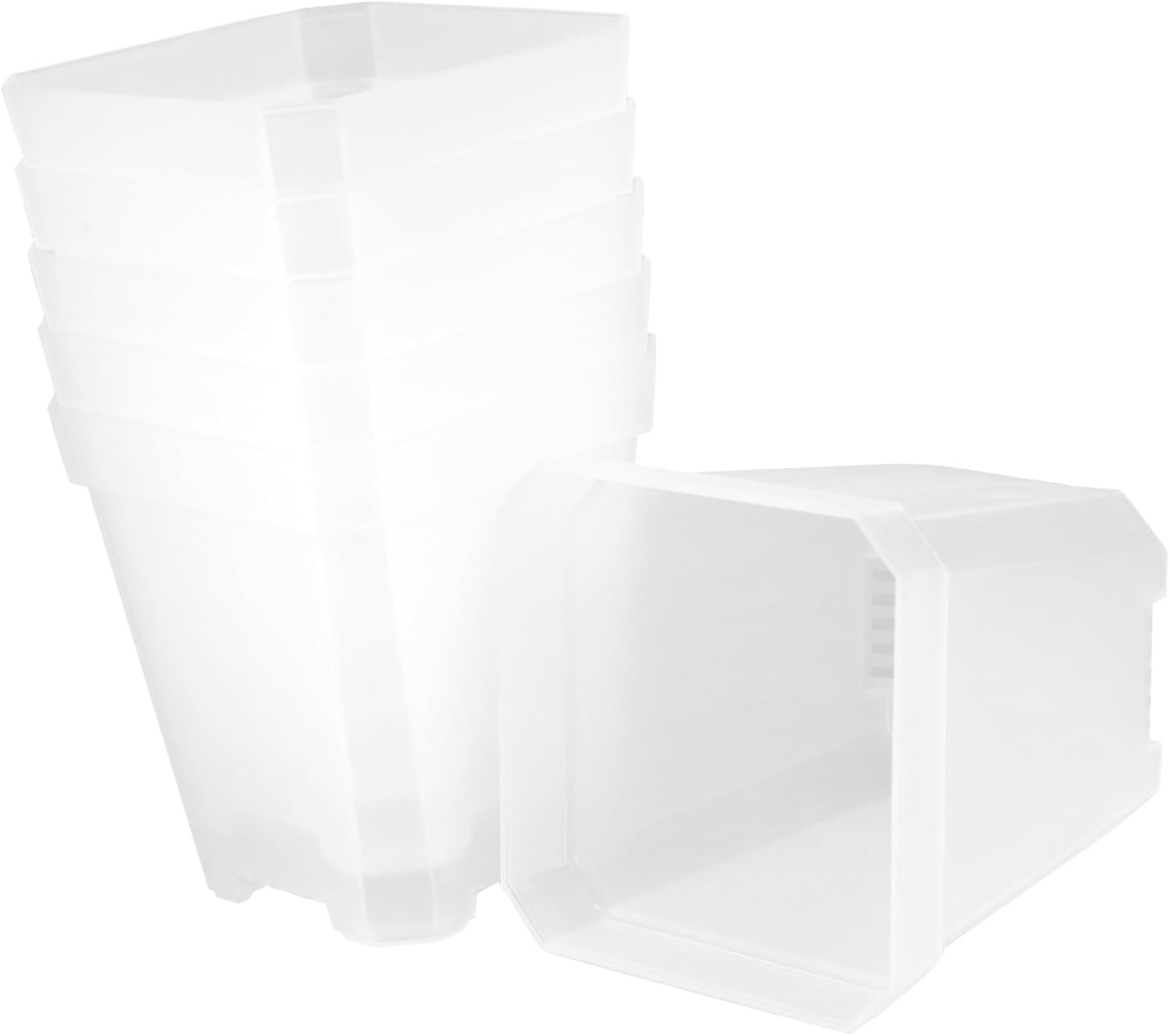 20Pcs Black Succulent Starter Pots Nursery Planters for Gardening and Seedling Propagation Outdoor Small Plant Containers