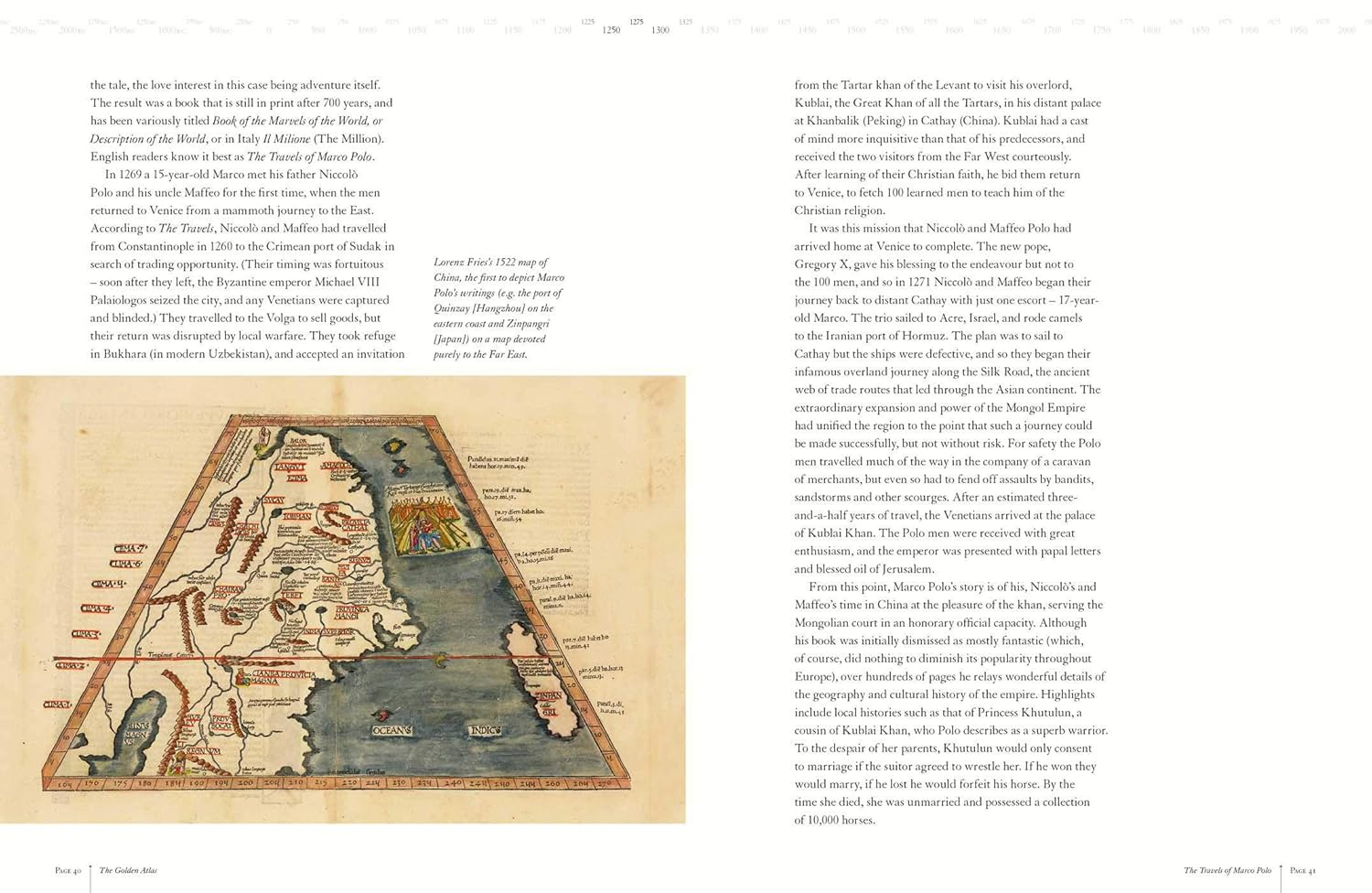 The Golden Atlas: the Greatest Explorations, Quests and Discoveries on Maps