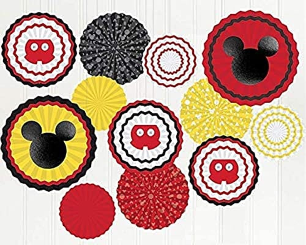 Amscan Mickey Mouse Forever Banner String Decoration Kit (Pack of 7) image number 3