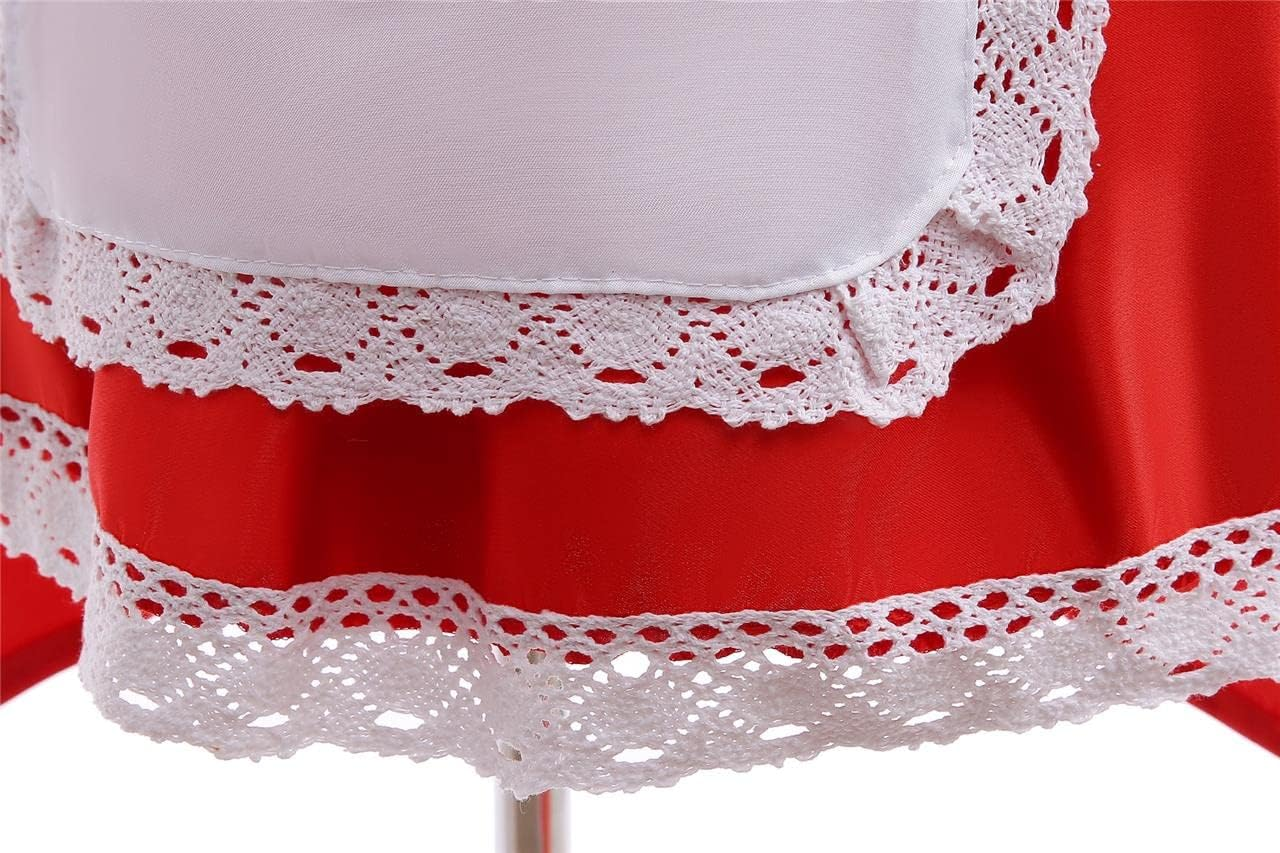 Dressy Daisy Little Red Riding Hood Fancy Dress up Costume Set with Cloak Cape for Toddler Girls Size 2 to 14