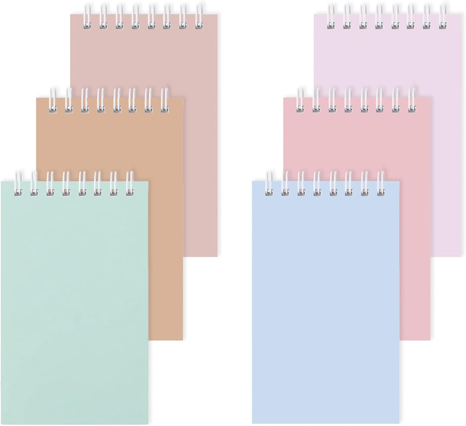 Small Pocket Notebook Mini Notebooks Bulk Small Spiral Notepads with 6 Colors, 3X5 Pocket Spiral Notepads with Lined Pages,Memo Note Pads for Kids, Work, Office, School image number 5