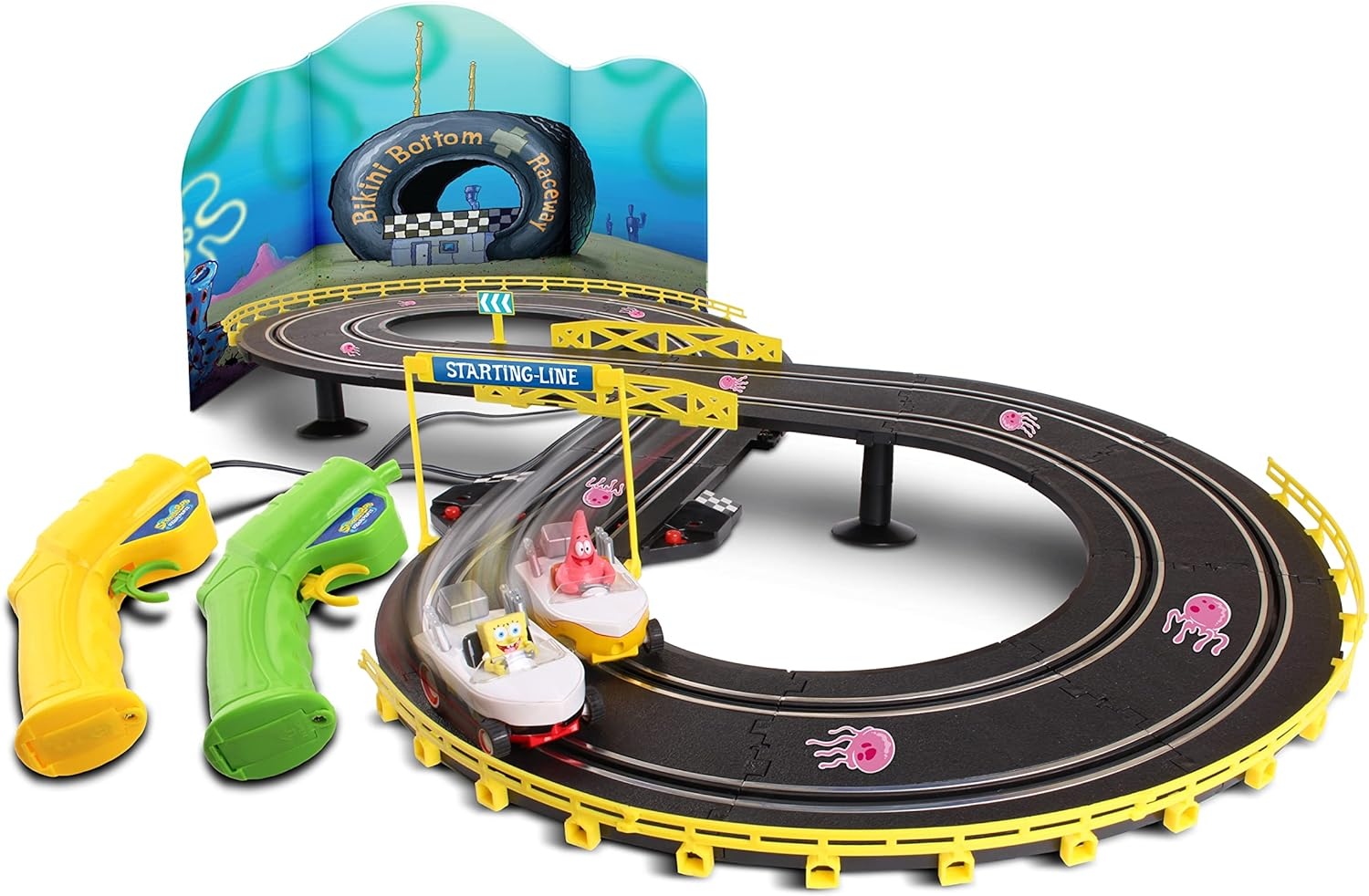 Spongebob Hot Rod Boat Race Set Vehicle image number 3