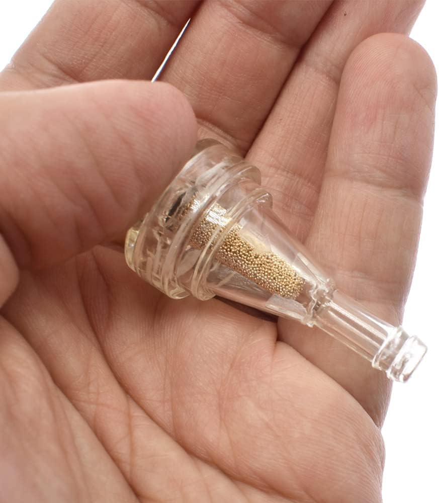 BRAVECOW 10Pcs Universal 1/4" Fuel Filters Small Engine Inline Carb Fuel Gas Filters for Dirt Bike ATV UTV Motorcycle Snowmobile image number 1