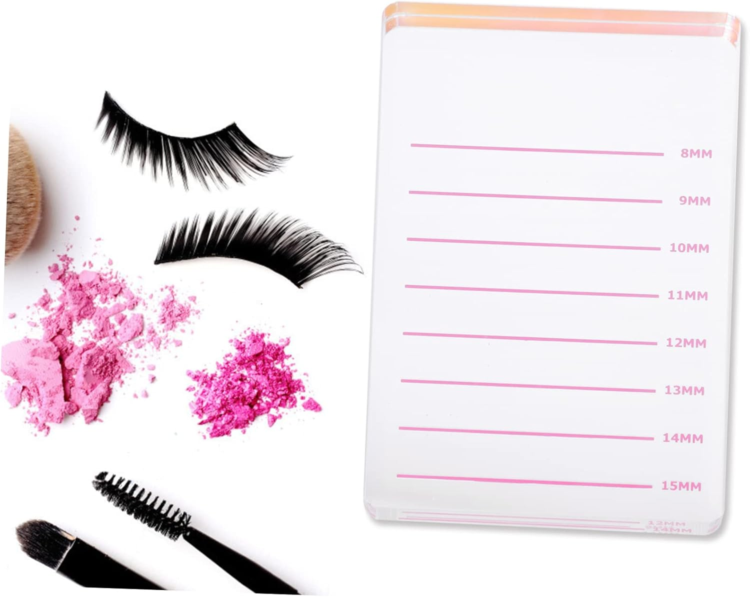 Minkissy 2Pcs Delicate Eyelash Grafting Board Eyelash Grafting Holder for Lash Extension Use image number 3