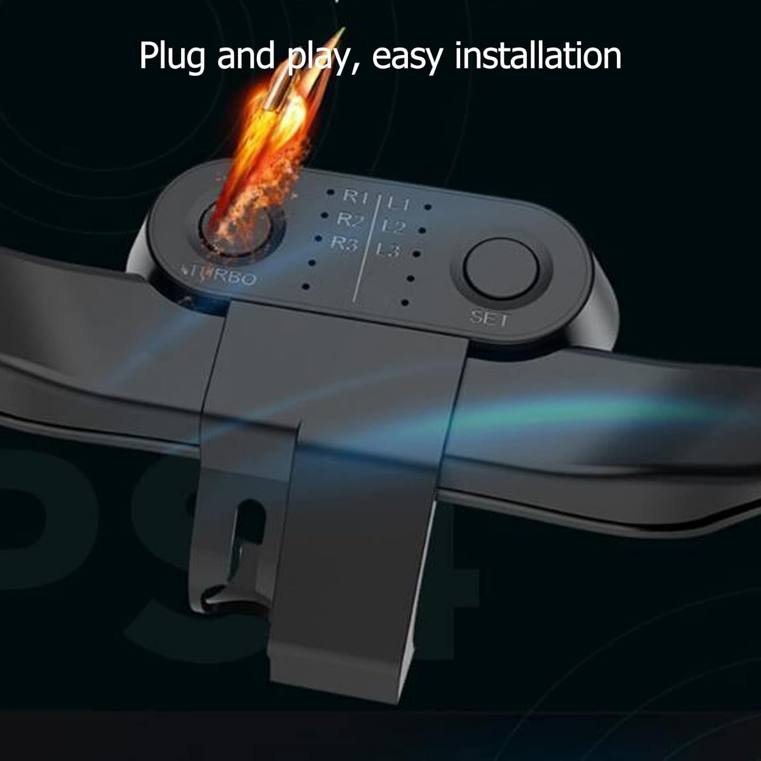 Controller Paddles for Controller,Multifunction Ergonomic 10 Key Mappings Back,Professional Controller Paddles Button Attachment for Controller image number 6