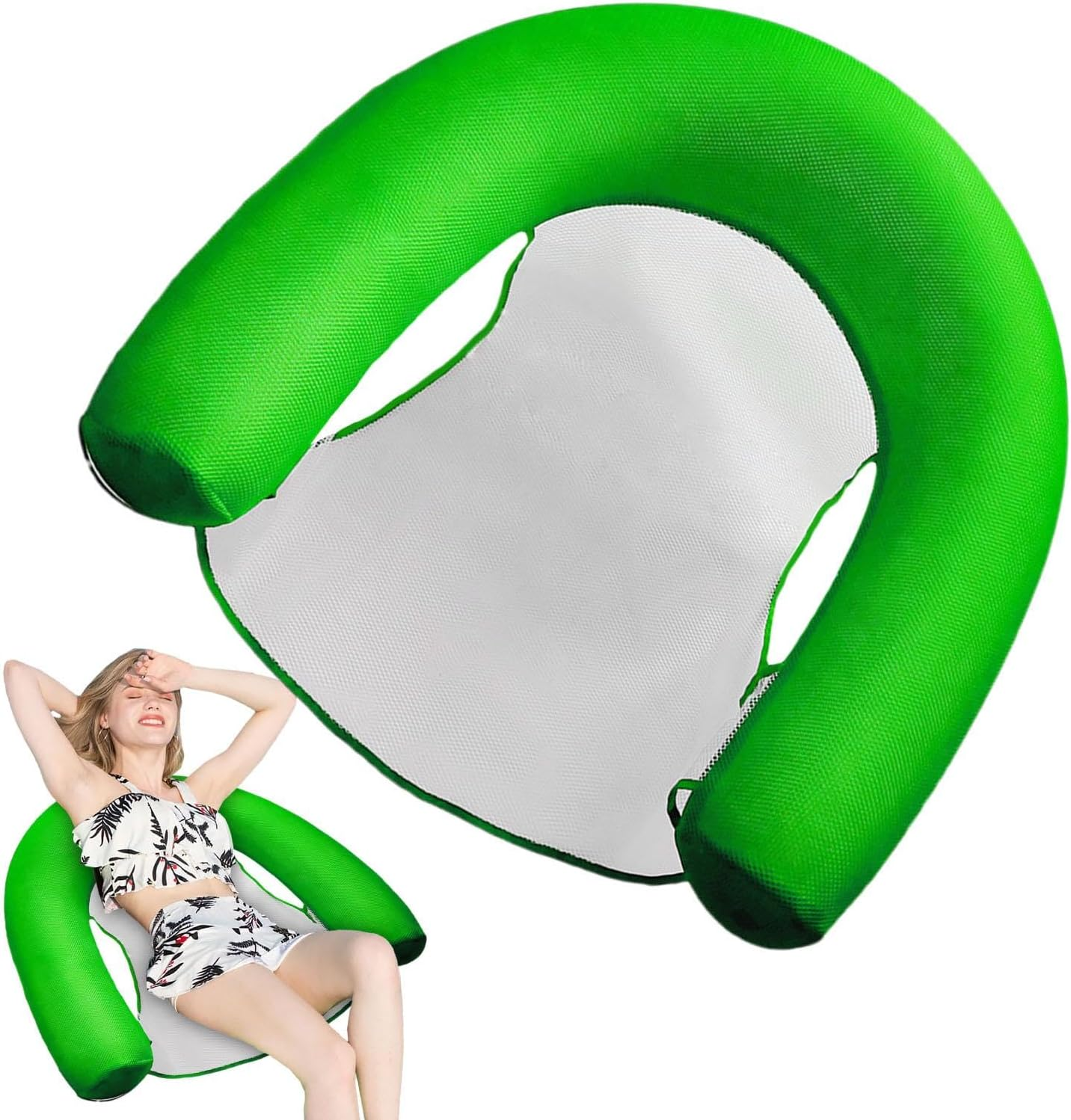 Water Pool Chair Lounge | Pool Floating Lounge Chair | Inflatable Pool Lounge Chair, Reusable Pool Floating Bed, Adult Pool Floats, Swimming Pool Float Comfort for Beach image number 3