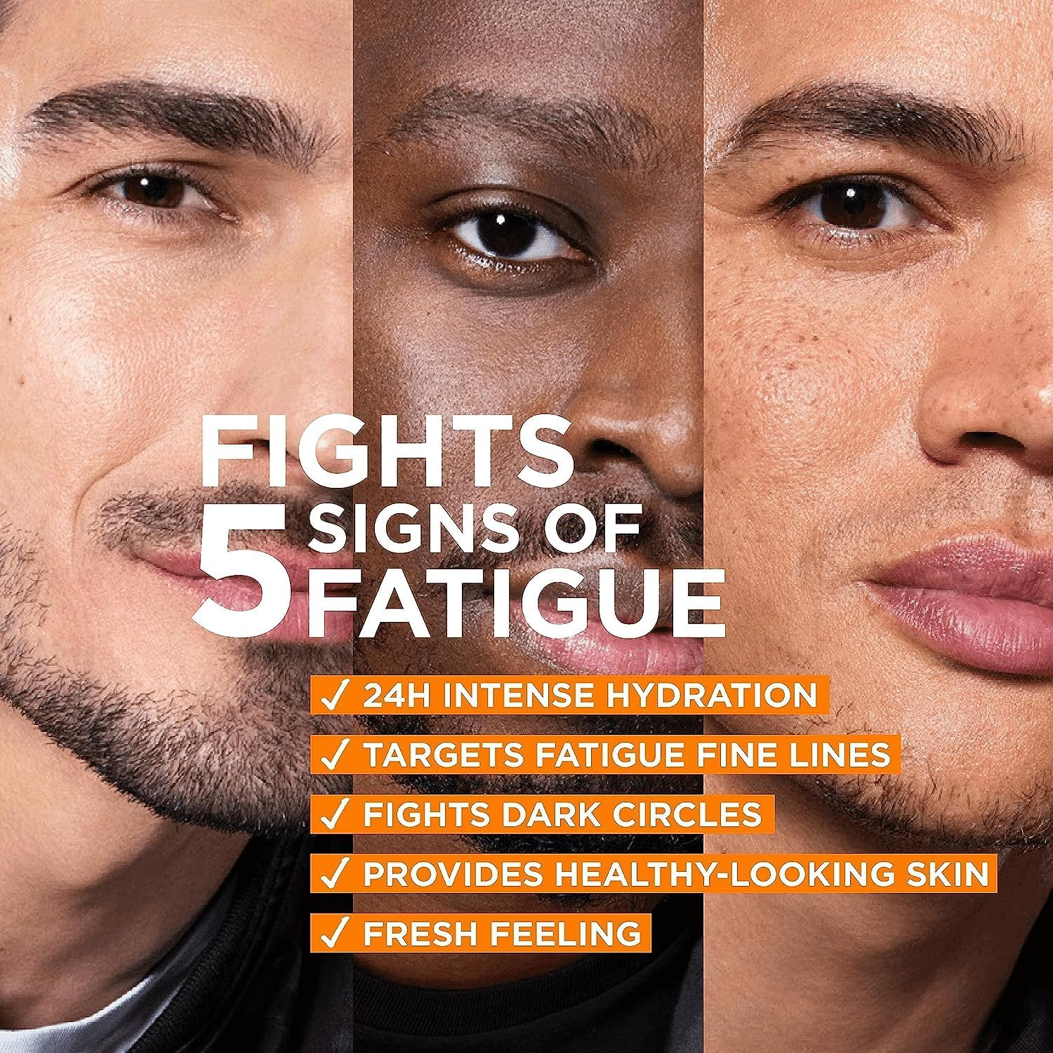 L'Or&eacute;al Paris Men Expert, Hydra Energetic Skincare for Men, for Dry and Tired Skin, with Vitamin C, Trio Bundle - Face Scrub 100Ml, Face Wash 100Ml & Face Moisturiser 50Ml image number 1