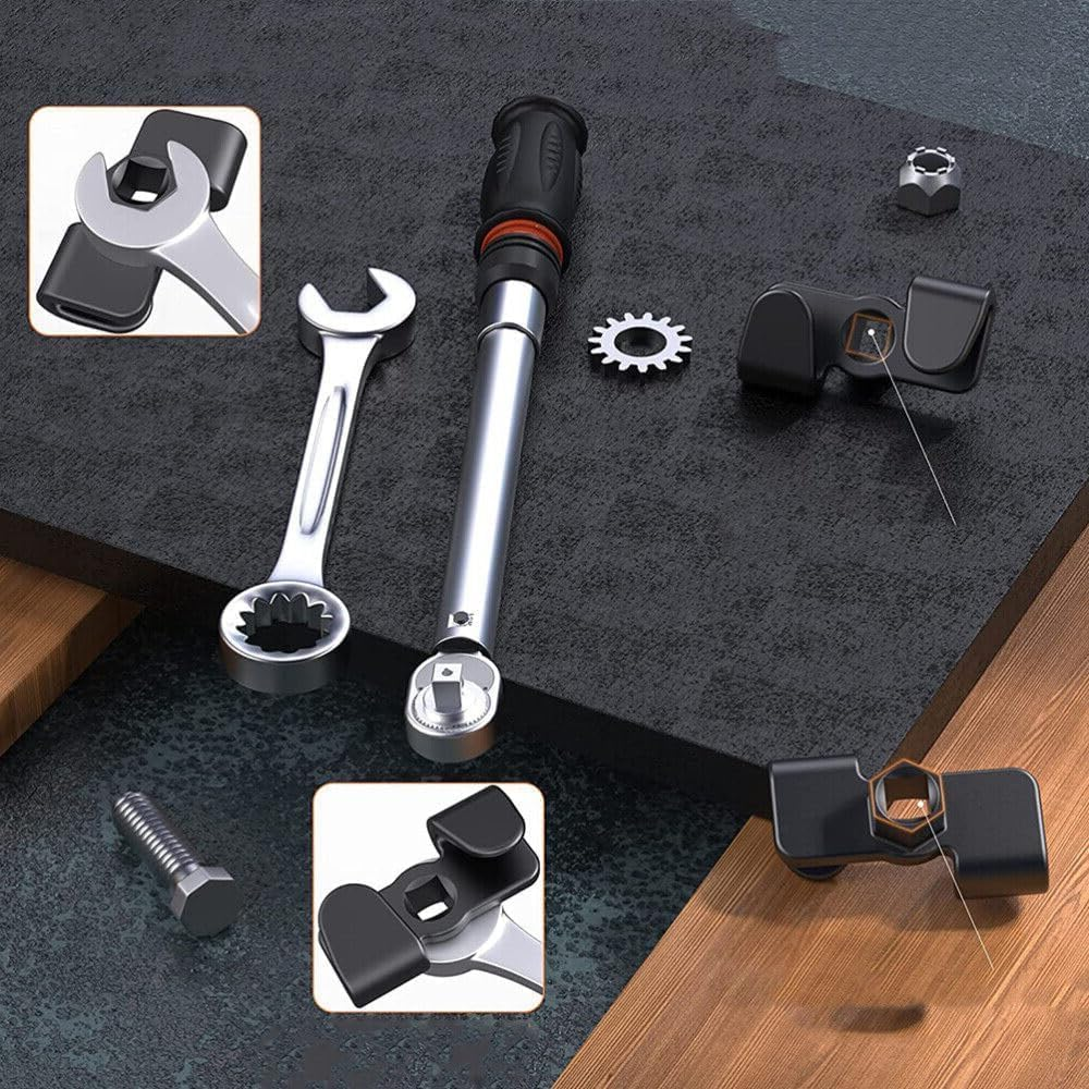 Universal Wrench Extender Adaptor, 1Pc 1/2 Inch Breaker Bar Wrench Extender Mechanics Tool, 8Cm, Black image number 5