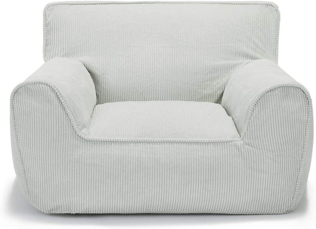 Kinda Kids Beanbag Chair-Pale Sage image number 5