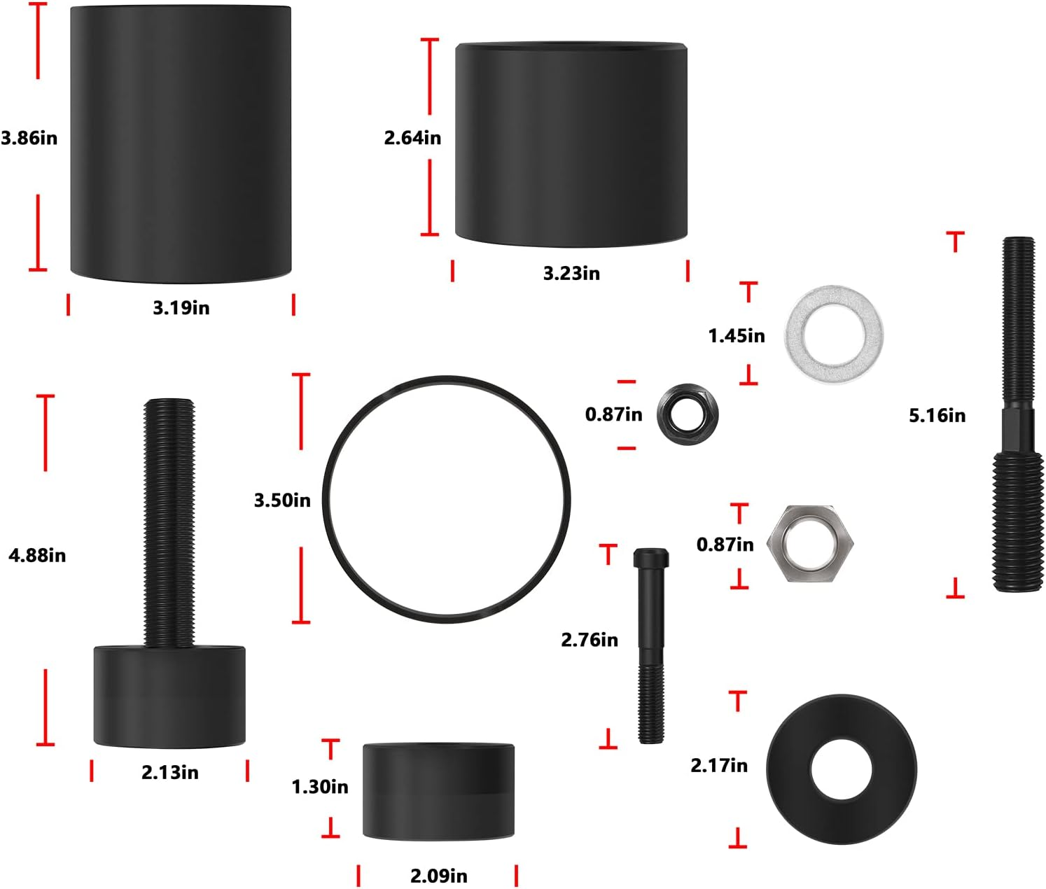 Camoo Crankshaft Gear & Front Crank Seal Installer Fit for John Deere 1039, 4045, 6059 and 6068 Engines Alternative JDG954B image number 6