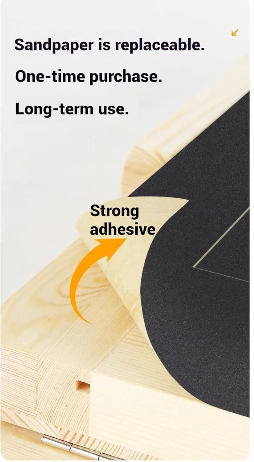 Upgraded Version Dog Nail Scratch Board with Treat Box & Adjustable Stand - Comes with Dog Nail File & Clipper - 40X30X5 Cm Portable Nail File Board for Small/Large Dogs Dog Nail Scratch Board