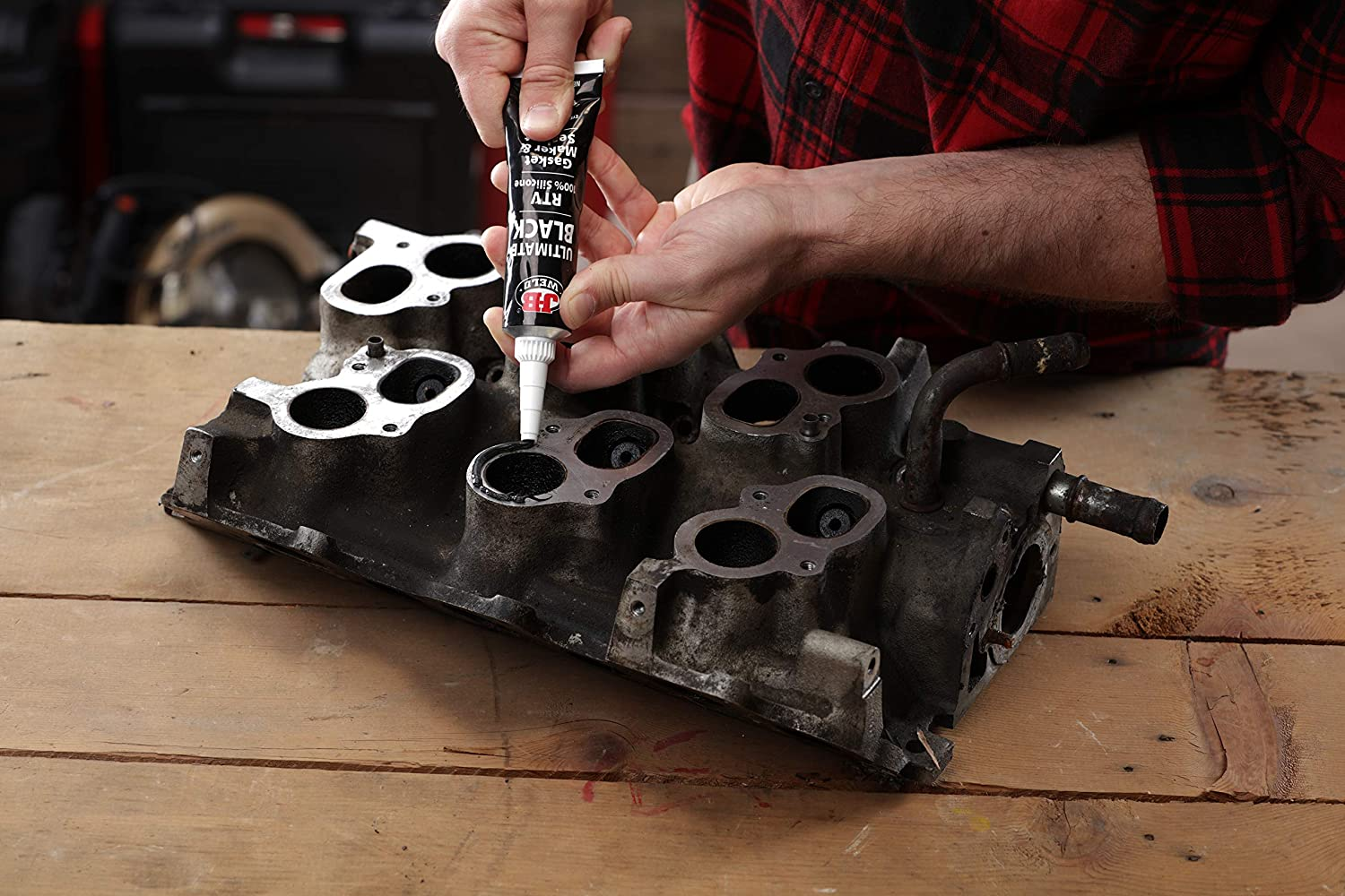 JB Weld Ultimate Gasket Maker and Sealant, Black, 85 G image number 1