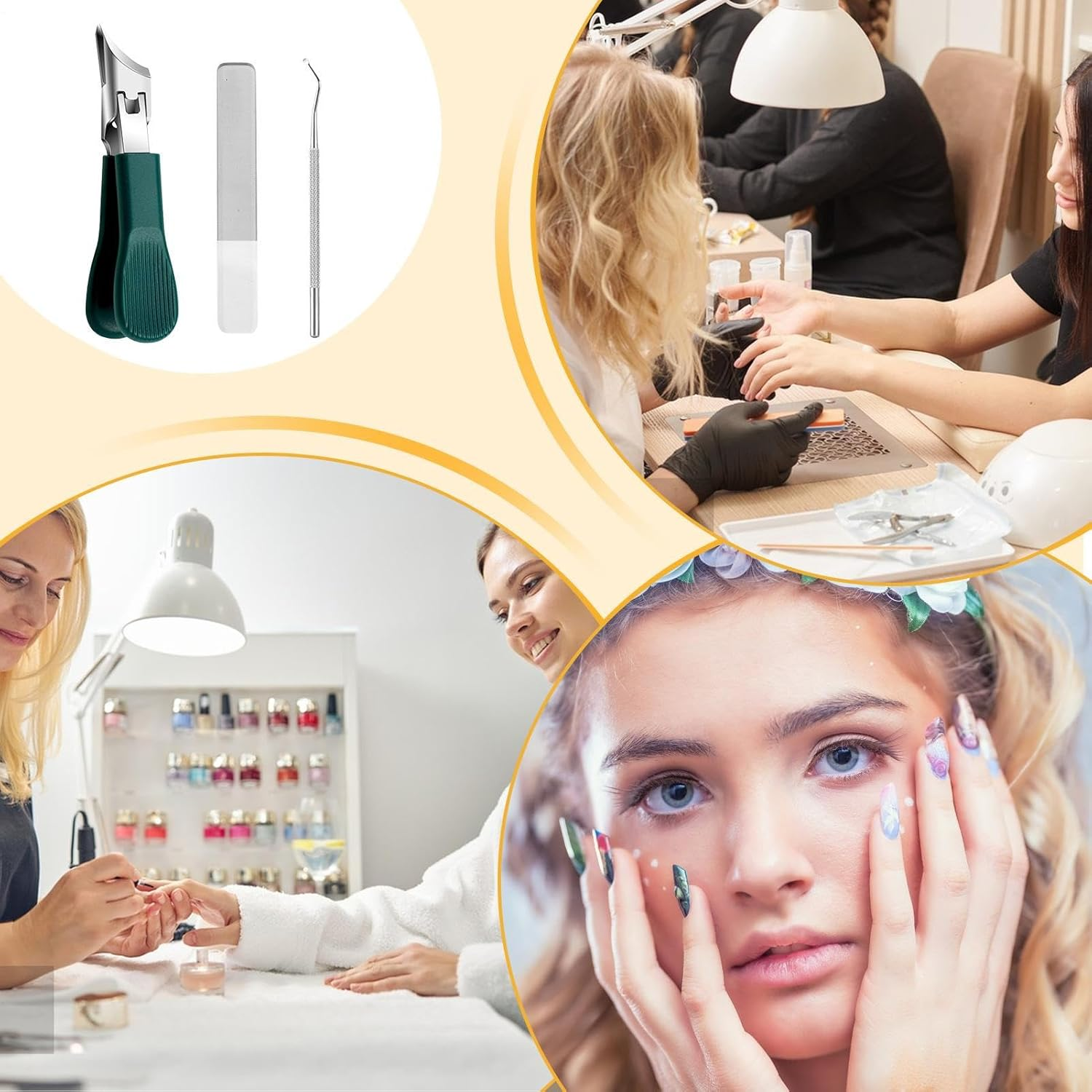 Nail Cutter,Eagle Beak Fingernail Toenail Clippers | Wide Jaw Opening Tool with Non-Slip Grip for Men Adults Elderly Manicure Pedicure Use