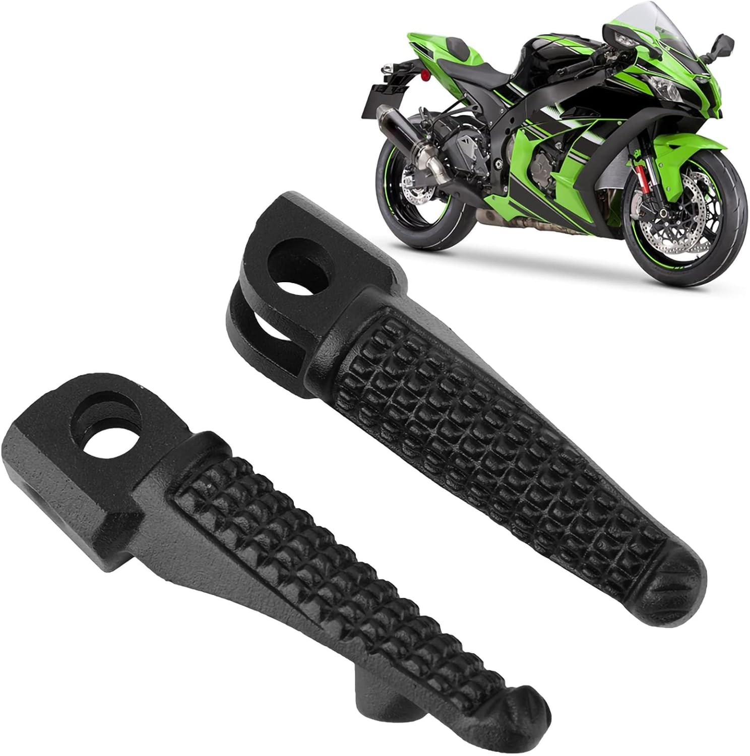 Front Safety Footpegs, Motorcycle Footpegs, in Use for Zx-9R Zx-7R Zx-6R Zx-10R image number 5