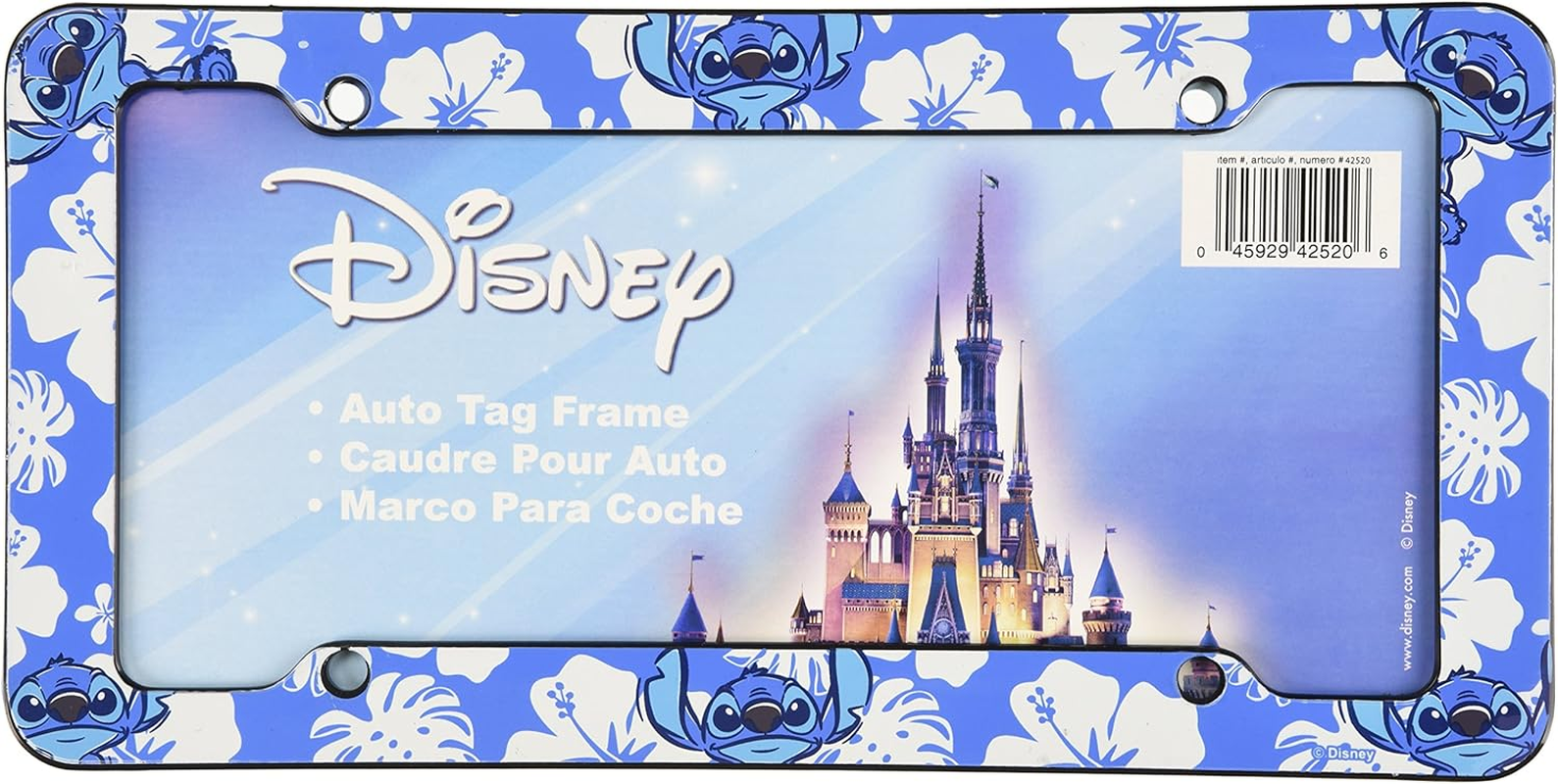 Chroma 42520 Blue Stitch Hibiscus Plastic Frame