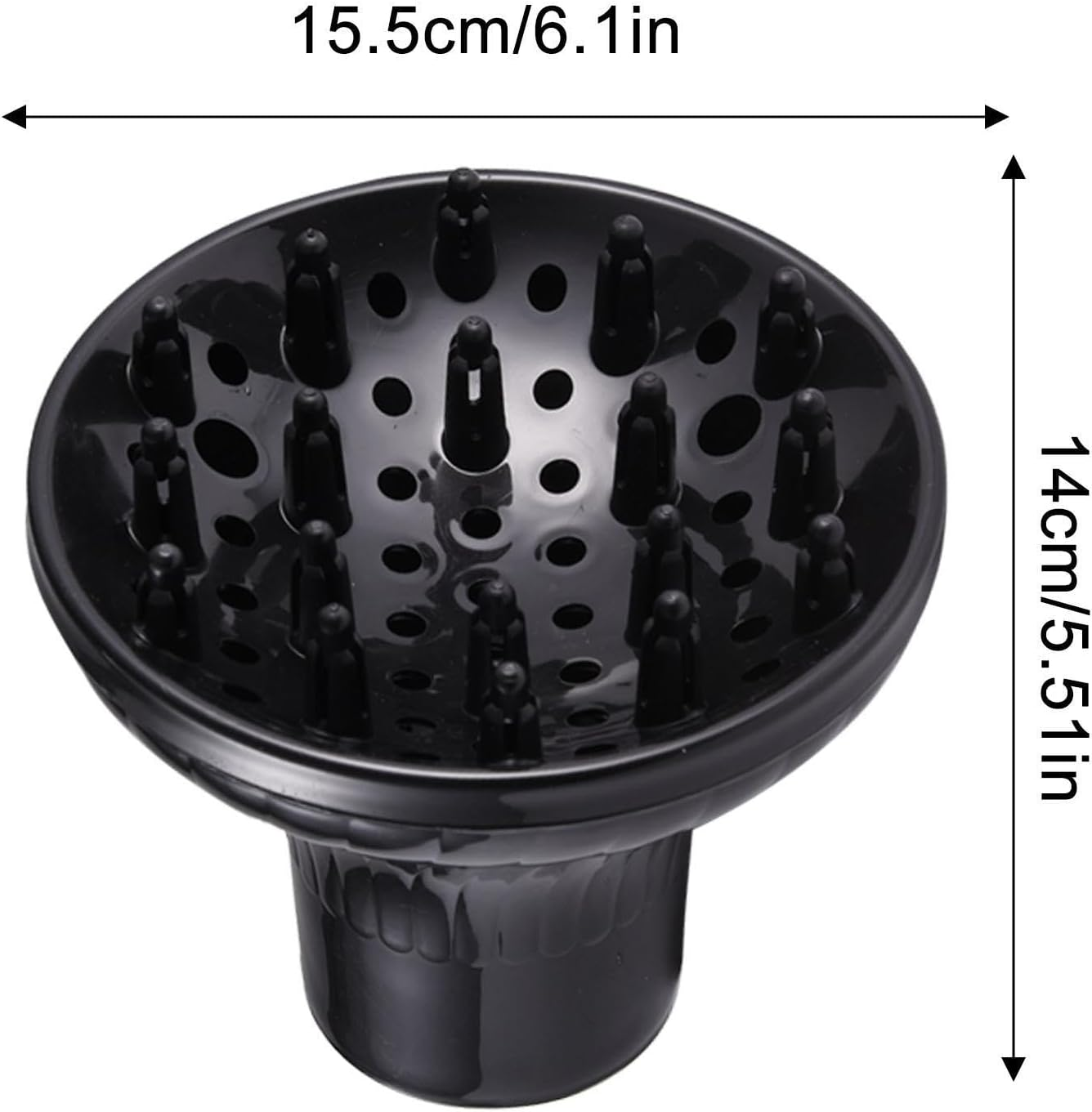 Hair Diffuser - Hair Diffuser Attachment for Wavy - Styling Tools for Bathroom, Bedroom, Apartment, Hotel and Barbershop image number 4