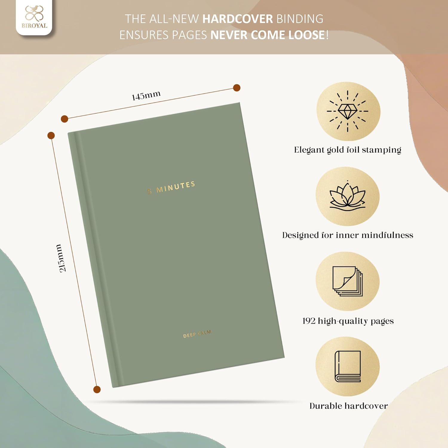 Gratitude Journal for Women - 20 Weeks Undated Five Minutes Daily Journal to Inspire a Happier for More Self Care - 5 Minute Grateful Diary for More Motivation, Mental Health & Reflection image number 2