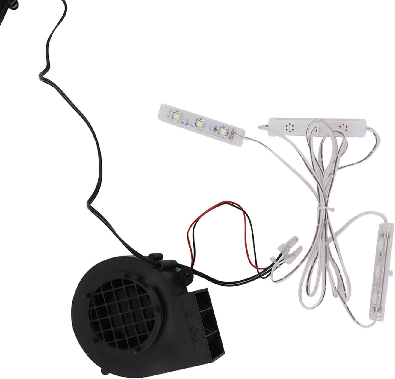 Inflatables Air Blower, Holiday Inflator with Long Power Cable, LED Light Strip for Christmas Inflatable Outdoor Decoration (AU Plug)