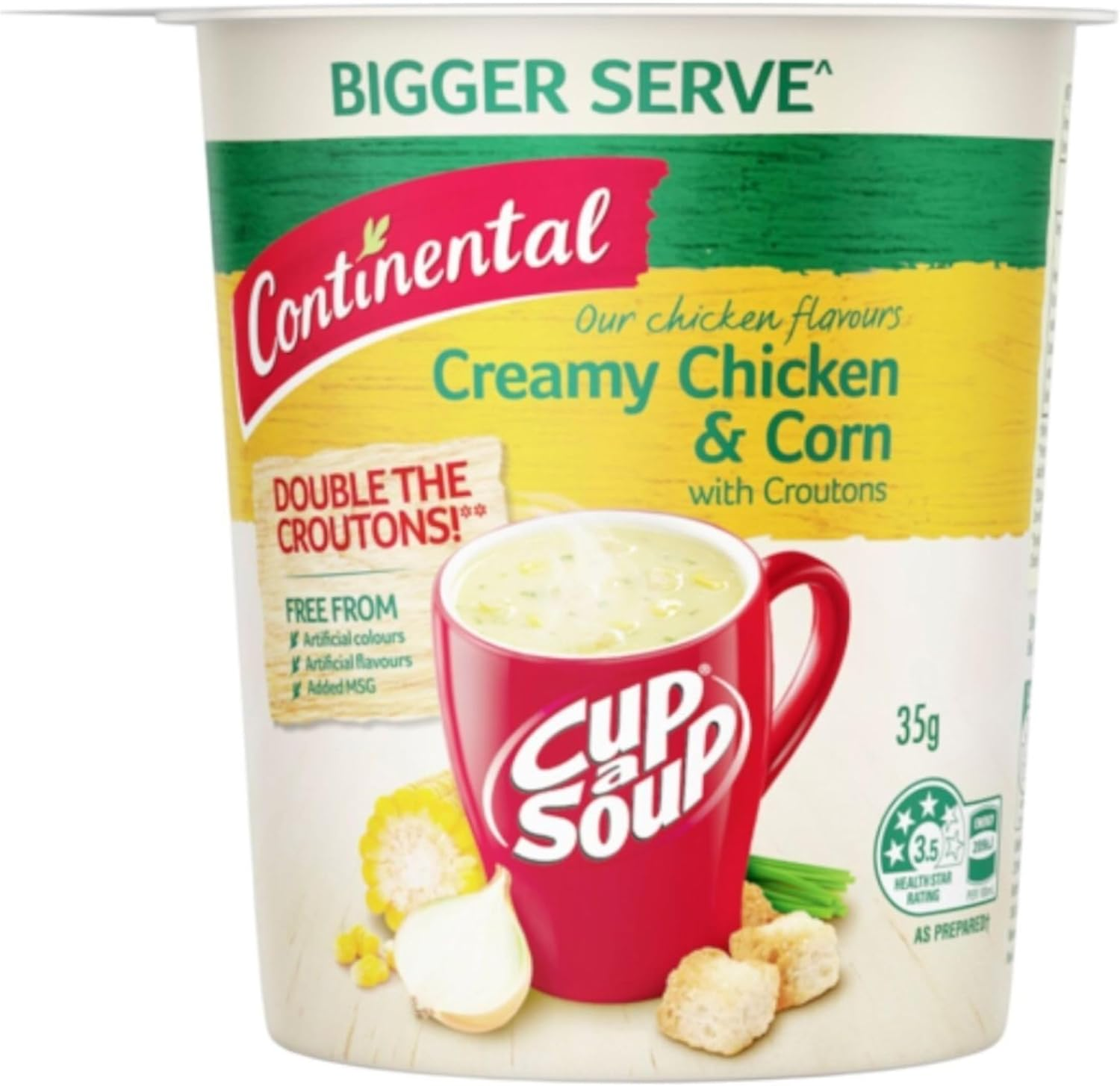 Continental Creamy Chicken and Corn with Croutons Cup a Soup 35 G image number 2