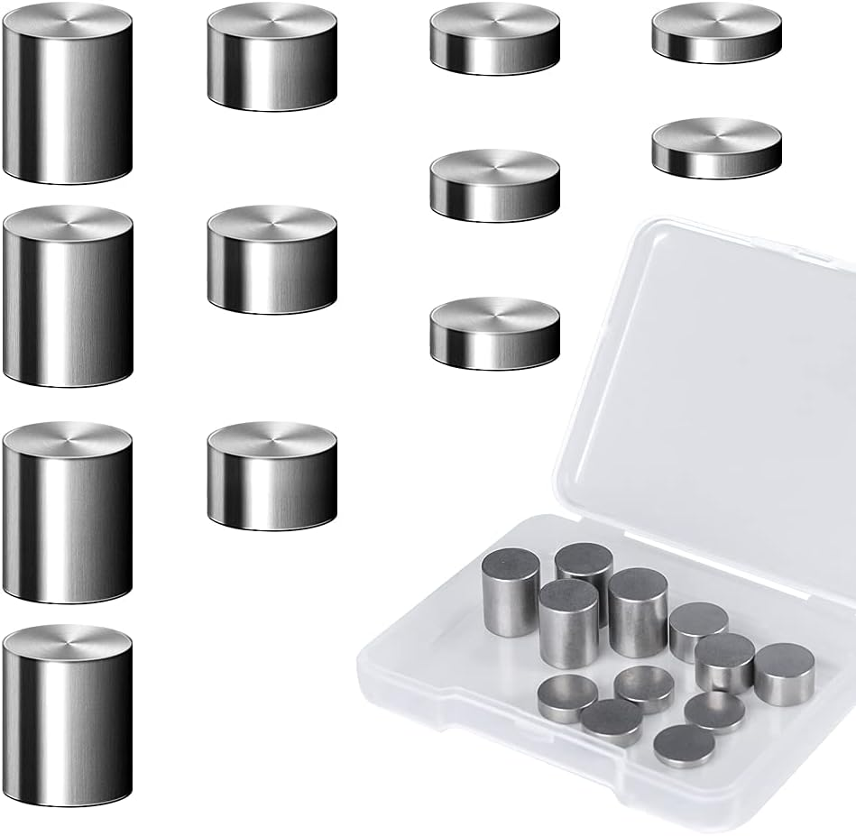 3.25 Ounce Cylindrical Tungsten Weights Steel Weights for Pinewood Derby Cars, 4 Different Sizes of Cylinders with Case to Speed up Your Car image number 5