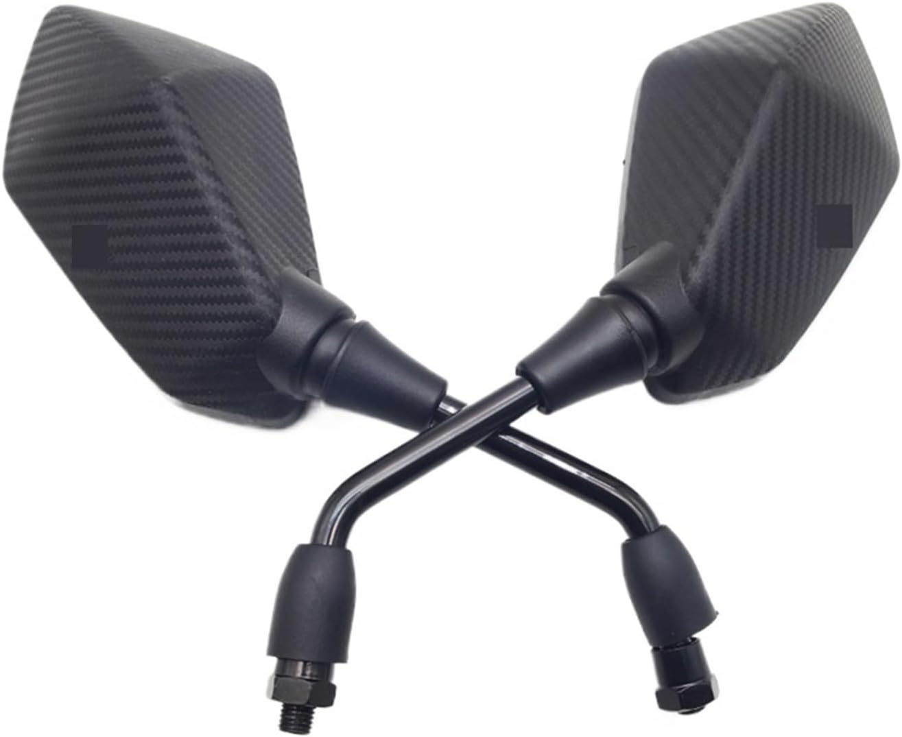 Jiningqiuguodianzi Universal Motorcycle Side Mirror Rear View Mirrors Black Retrovisor Moto Compatible with Triumph Tiger 800 Vn900 Bajaj Suzuki Vstrom Dl650 (Color : Khaki)