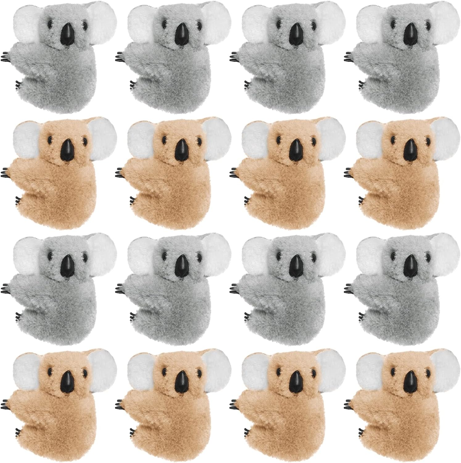 16Pcs Koala Clip Pencil Buddy Clip on Pencil Topper Animal Hungers Koala Birthday Party Supplies