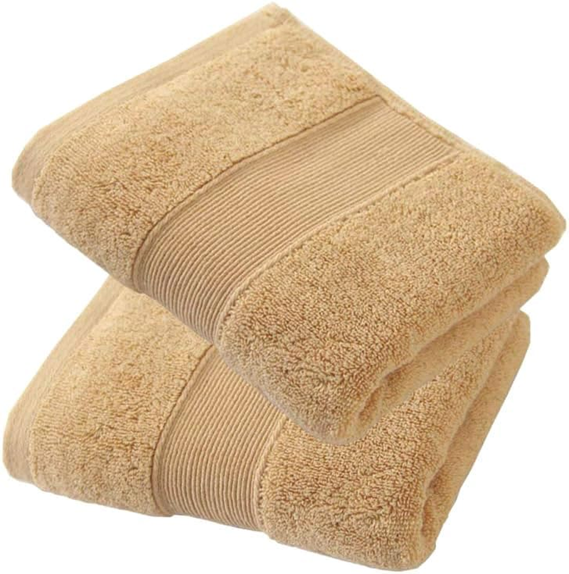 JININQ 700GSM 2Piece Hand Towels -100% Cotton for Bathroom,Kitchen,Beauty,Spa,Gym,Household Face Towel,Highly Absorbent Towels(13.7 X 29.5 Inches) (Blue)