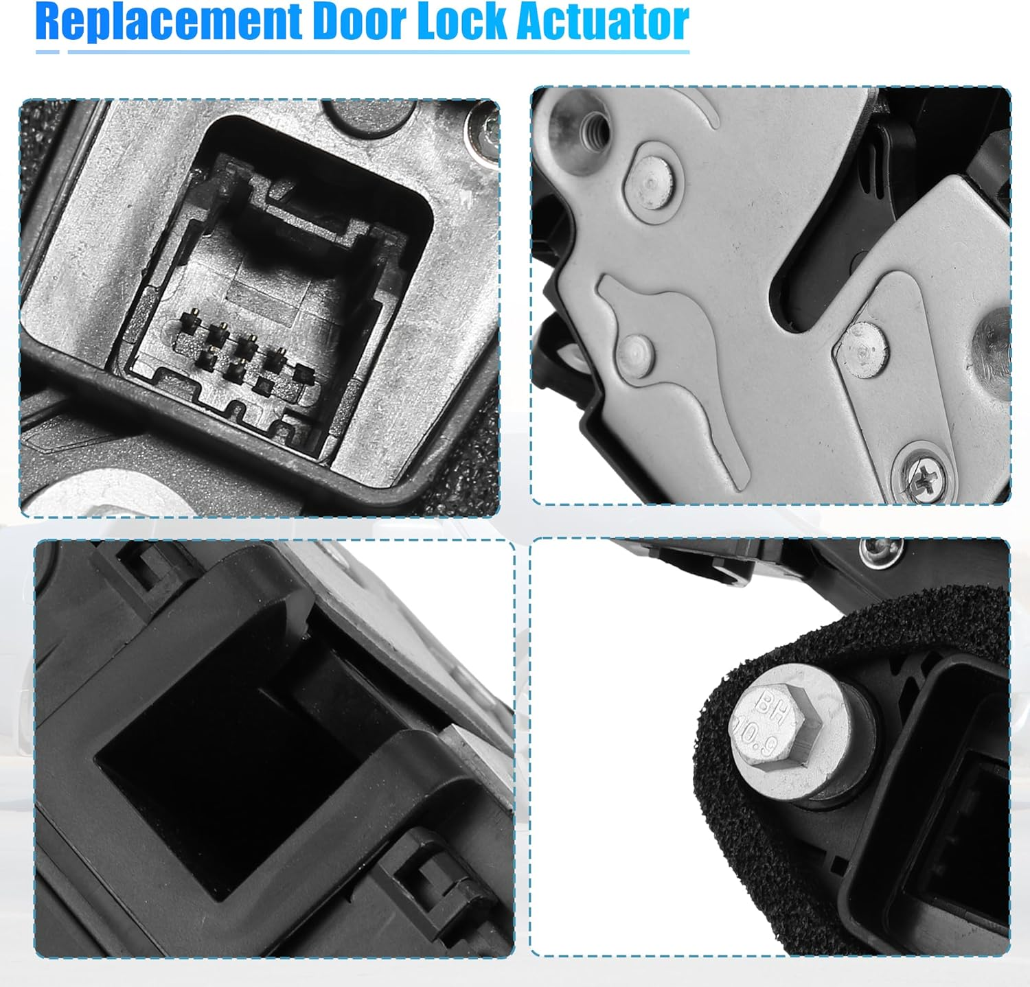 X AUTOHAUX Front Left Door Lock Actuator for Chevrolet Silverado 1500 2015-2018 for GMC 13592289 Door Latch Lock Actuator